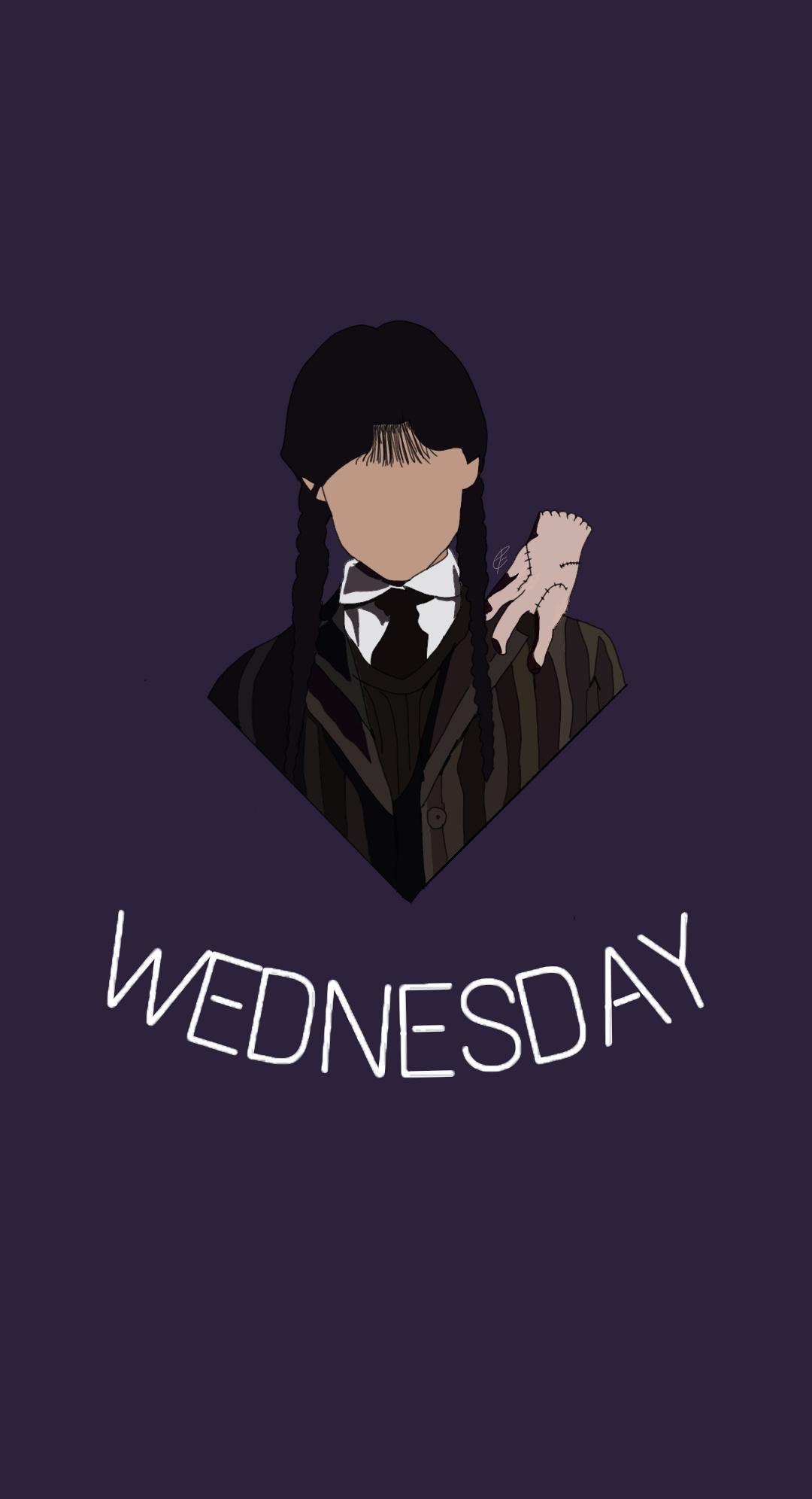1080x1992 Wednesday Addams Phone Wallpaper