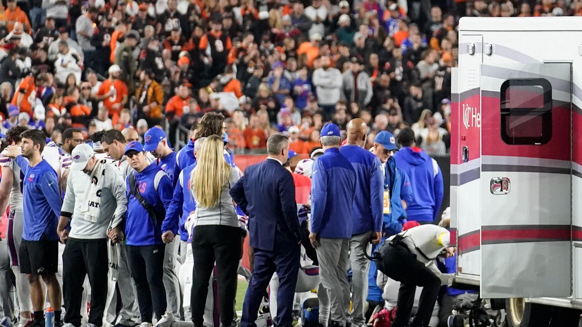 1920x1080 Buffalo Bills safety Damar Hamlin collapses on field, gets CPR