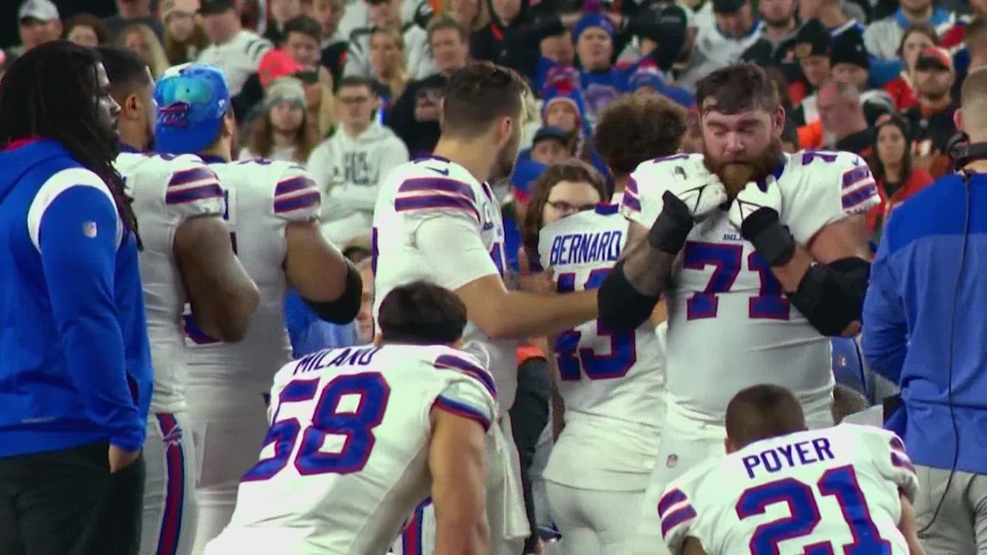 1920x1080 NFL teams post graphic to show support for Bills DB Damar Hamlin