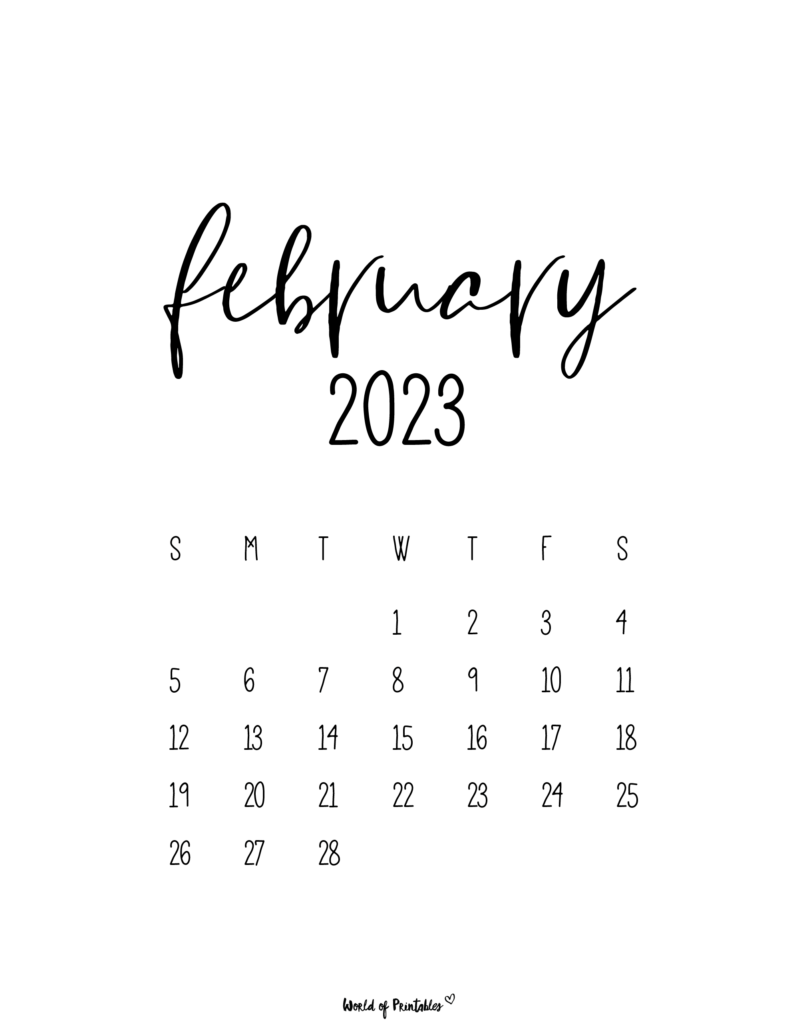 February 2023 Calendar Wallpapers - Top Free February 2023 Calendar ...