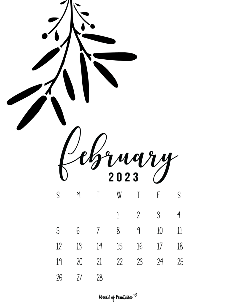 February 2023 Calendar Wallpapers - Top Free February 2023 Calendar ...