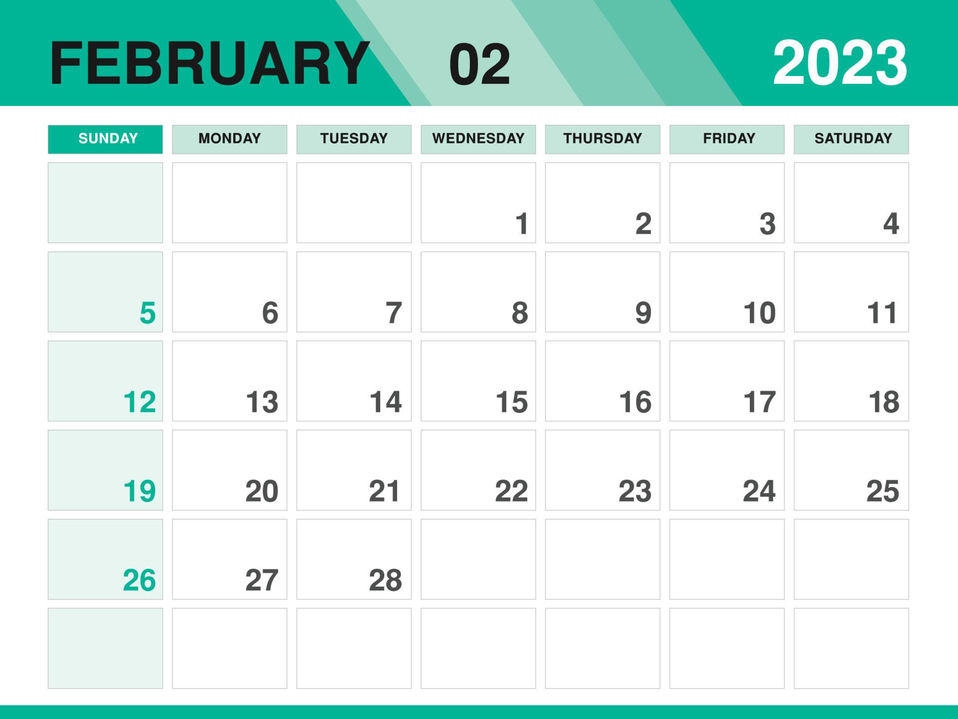 February 2023 Calendar Wallpapers - Top Free February 2023 Calendar ...