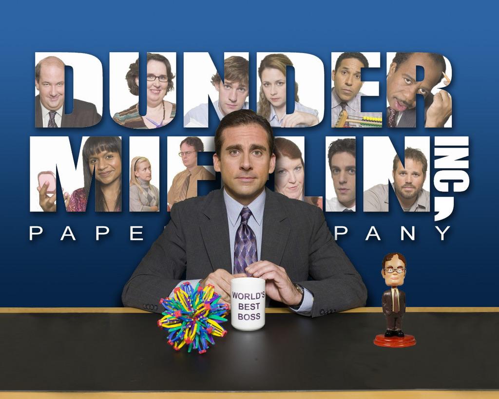 1024x819 Dunder Mifflin Logo Cast Office Photo