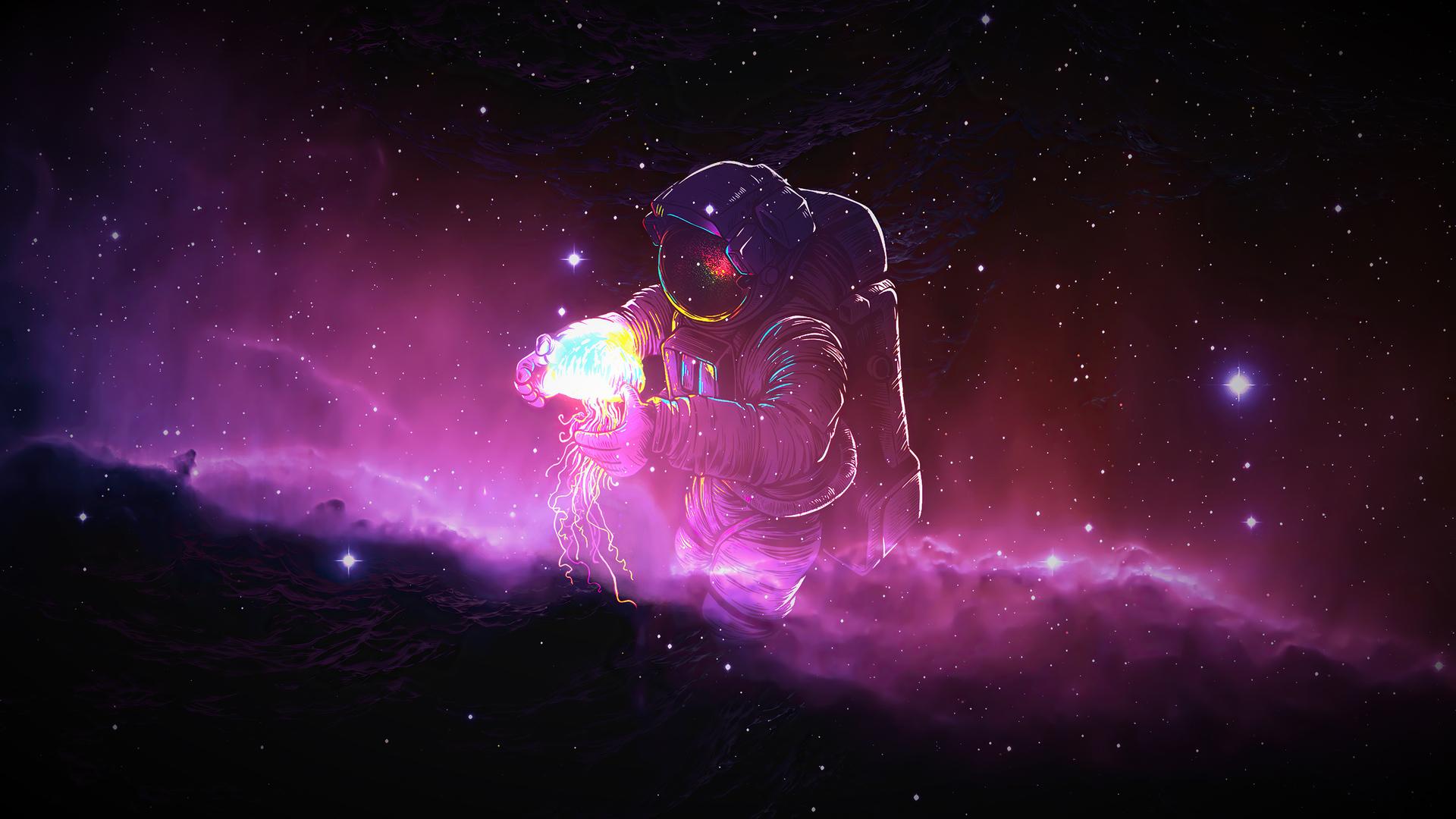 1920x1080 Astronaut Nebula 4k Laptop Full HD 1080P HD 4k Wallpaper, Image, Background, Photo and Picture
