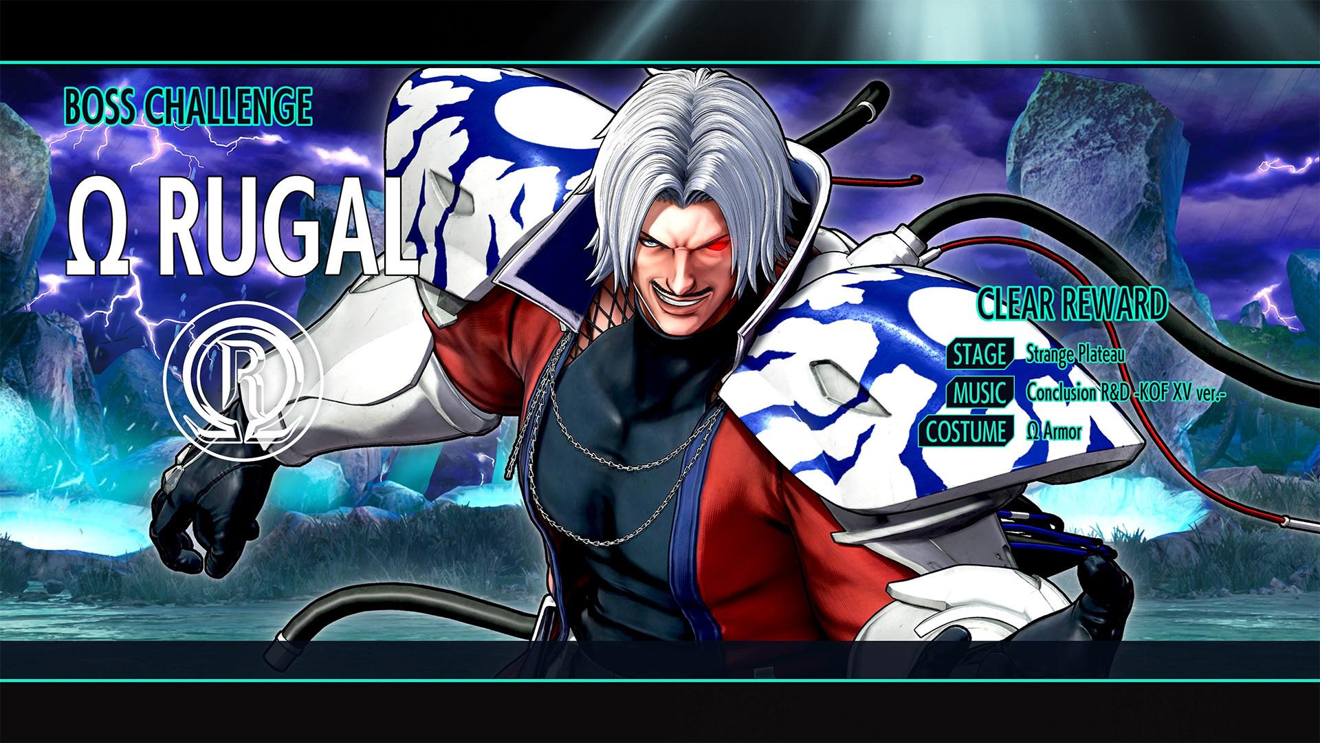 1920x1080 SNK GLOBAL - 【KOF XV】 New Game Mode BOSS CHALLENGE added! Take down the fearsome OMEGA RUGAL CPU and access fun content like his special costume, a new stage