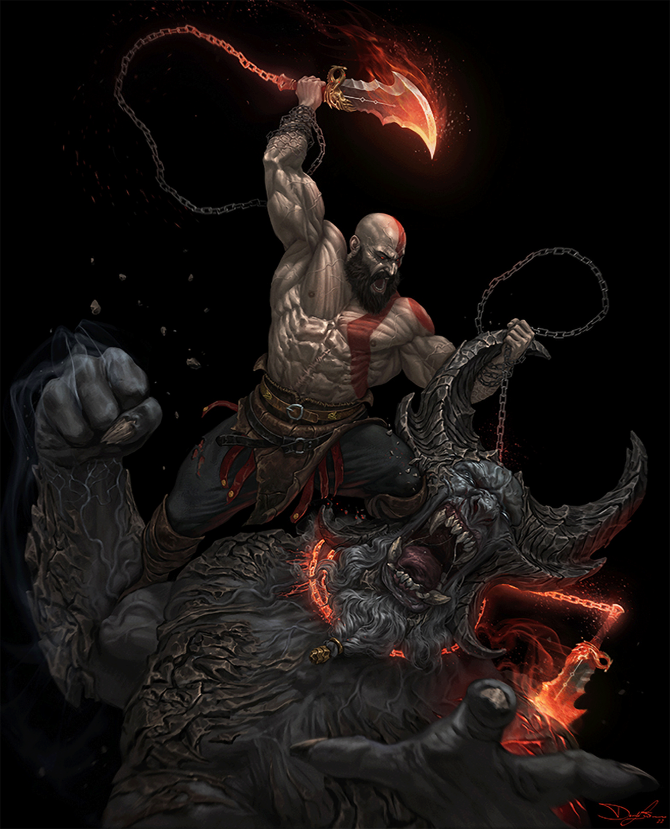 1327x1642 KRATOS GOD OF WAR