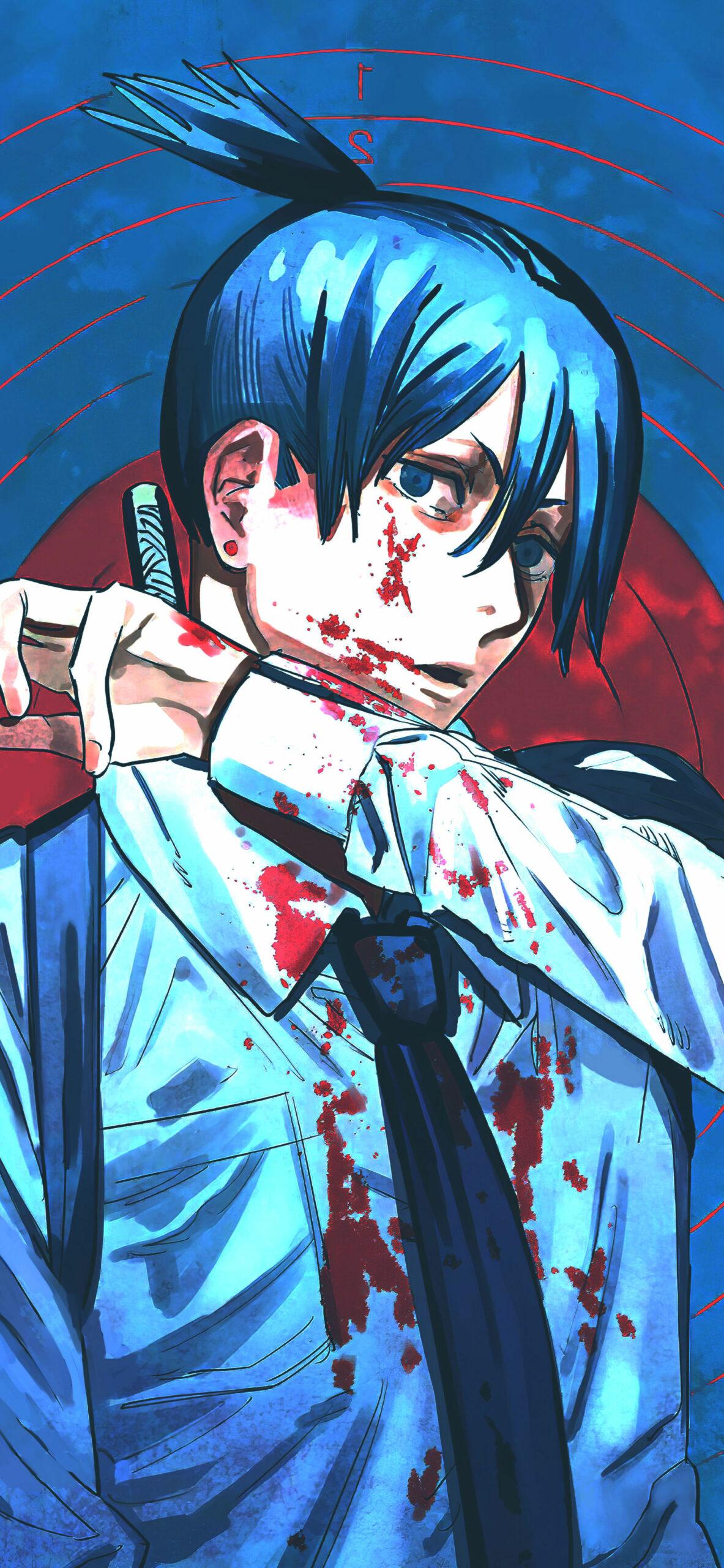 1183x2560 Chainsaw Man Hayakawa Wallpaper Man Wallpaper