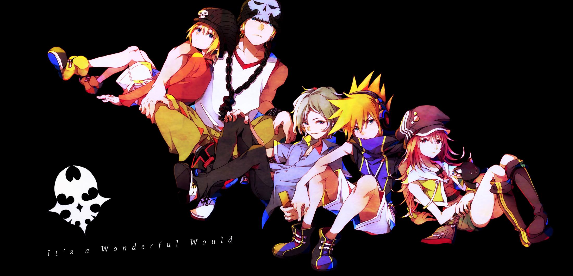 2200x1059 bitou, Daisukenojou, Bitou, Raimu, Kiryu, Yoshiya, Misaki, Shiki, Sakuraba, Neku, The, World, Ends, With, You, Tsuyuxxx Wallpaper HD / Desktop and Mobile Background