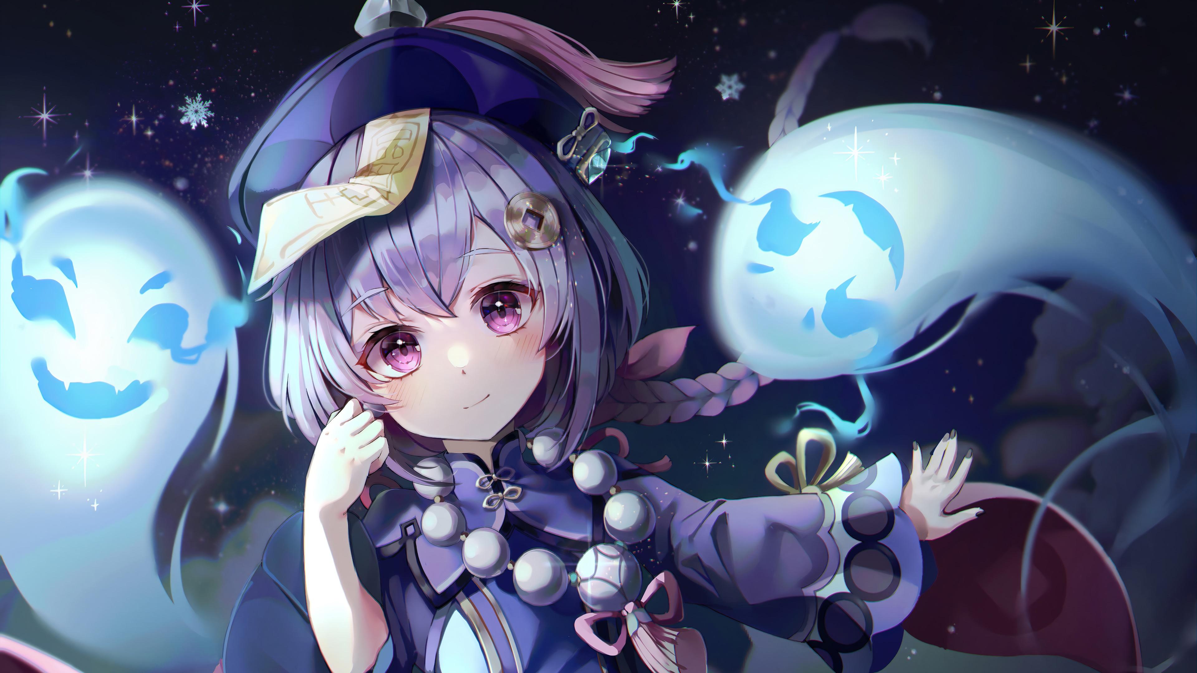 3840x2160 wallpaper, genshin impact, qiqi, 4k, HD Gallery HD Wallpaper