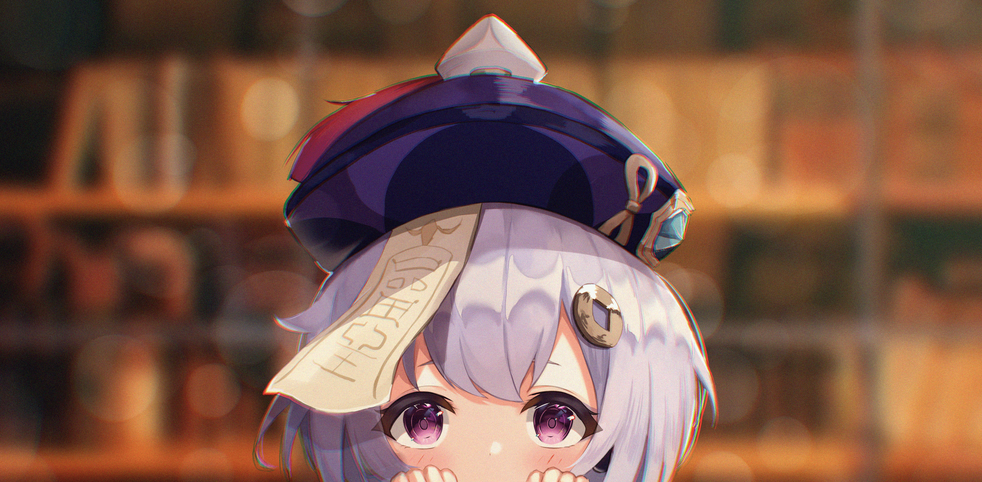 3332x1636 Qiqi (Genshin Impact) HD Wallpaper and Background