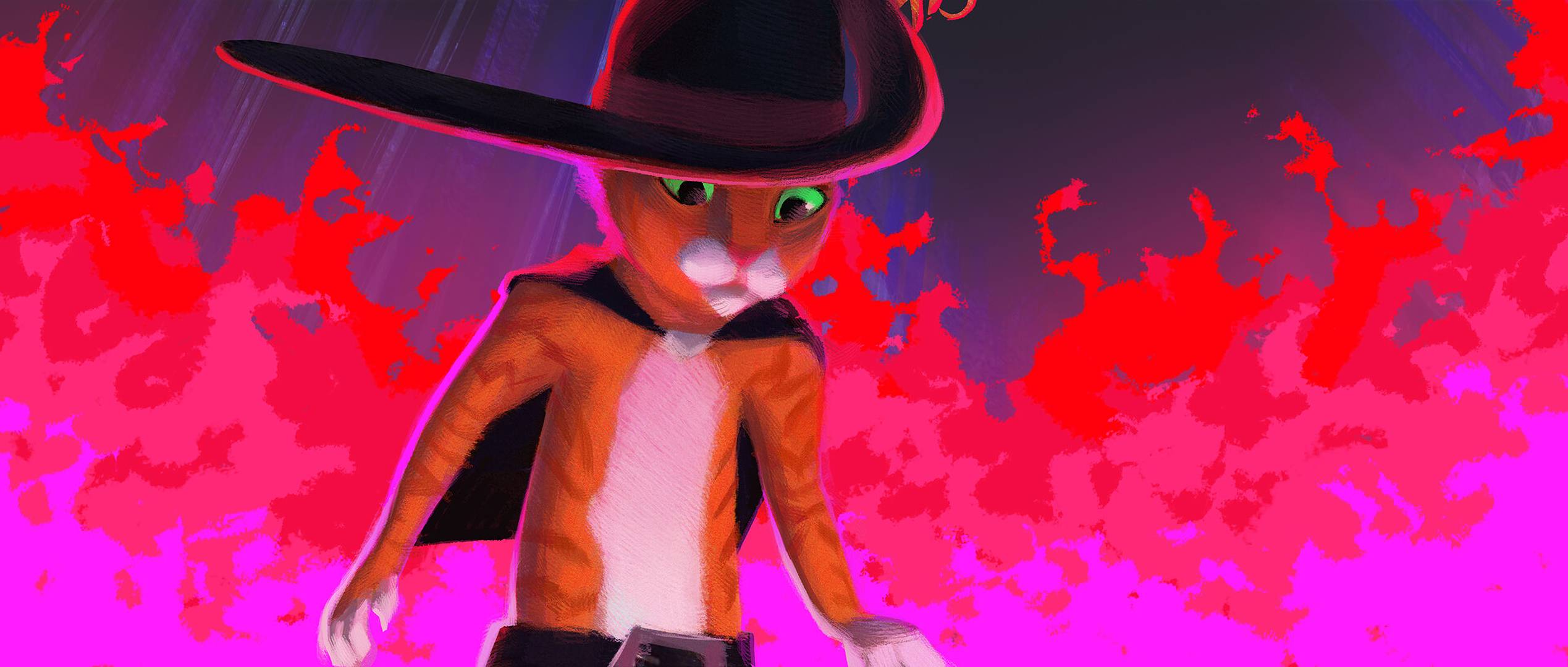 2538x1080 Puss in Boots The Last Wish HD Cool Art Wallpaper, HD Movies 4K Wallpaper, Image, Photo and Background