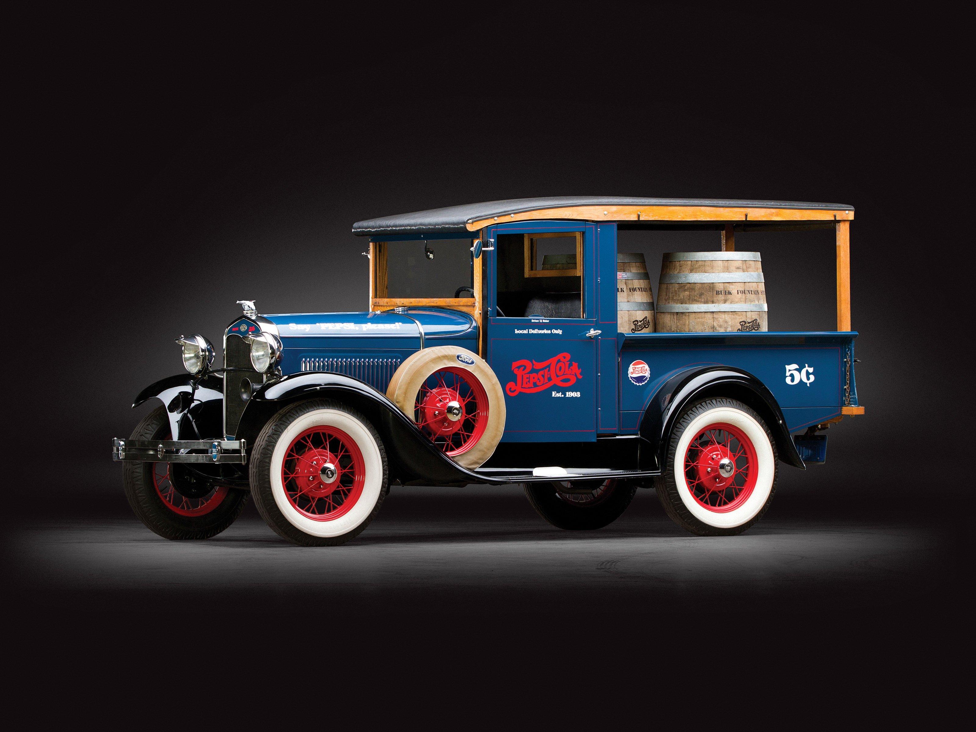 3200x2400 Ford Model A Canopy Express Pickup Retro Beer Wallpaperx2400