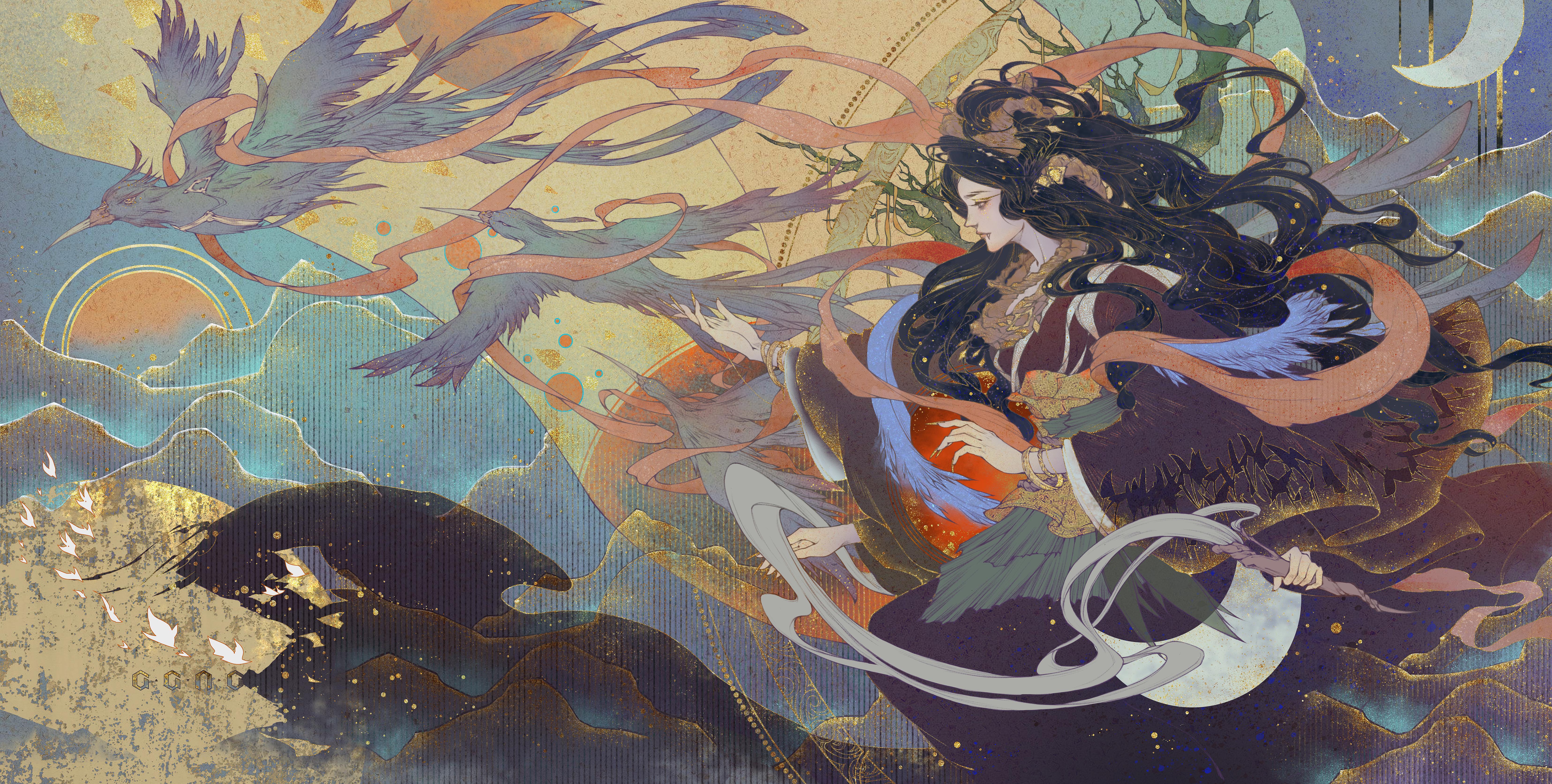 6624x3348 Mythology HD Wallpaper and Background