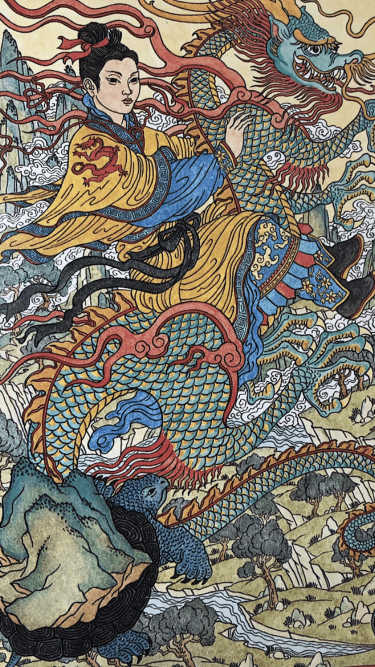 750x1334 Japanese Mythology iPhone Wallpaper