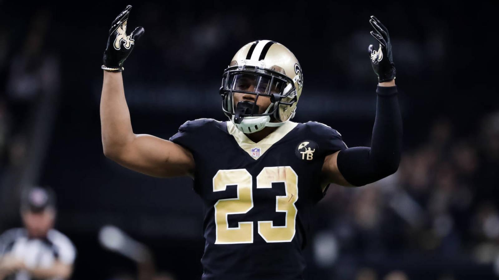 1600x900 Watch: Marshon Lattimore had to be separated from Saints coach after sideline altercation