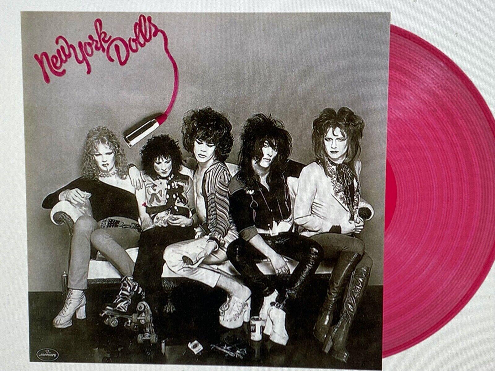 1600x1200 ⭐NEW YORK DOLLS S T 1973 DEBUT PINK COLORED VINYL SEALED⭐