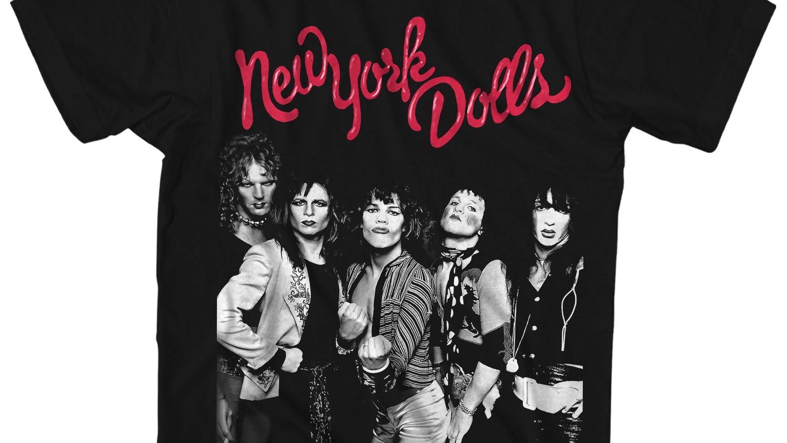 1600x900 New York Dolls T Shirt. Trash (Song) Group Photo New York Dolls Shirt