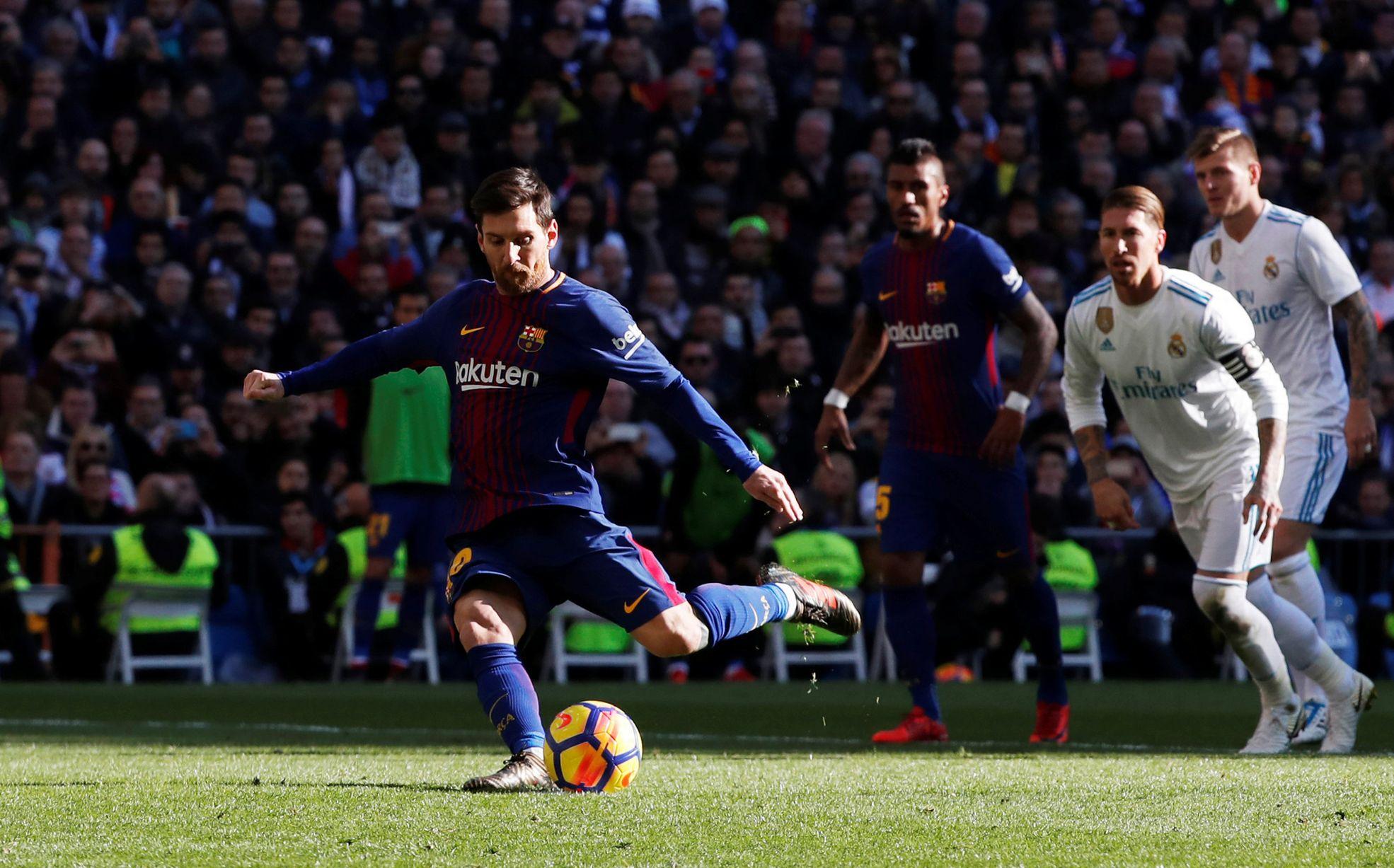 1970x1227 Real Madrid 0 3 Barcelona: El Clasico In Picture As Lionel Messi Celebrates Another Victory Over Cristiano Ronaldo