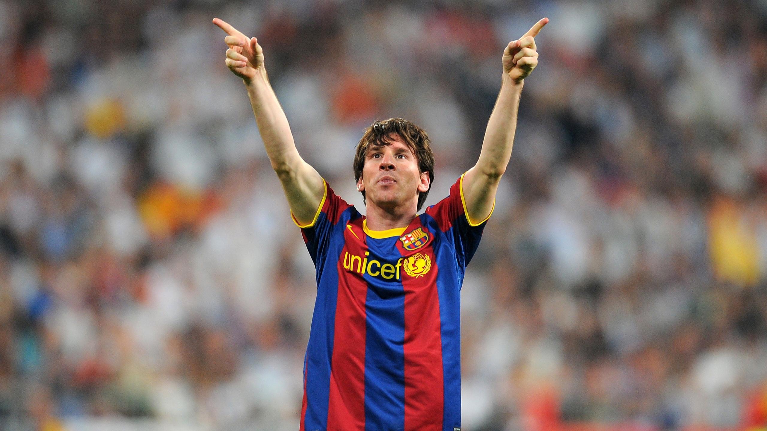 2560x1440 Messi fires Barca to win