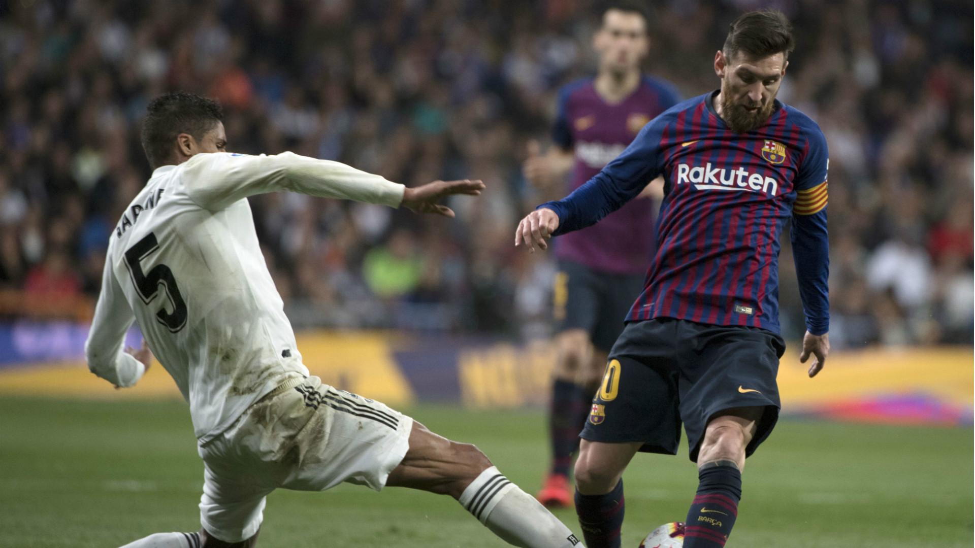1920x1080 Varane reveals the secret to keeping Messi quiet. Goal.com India