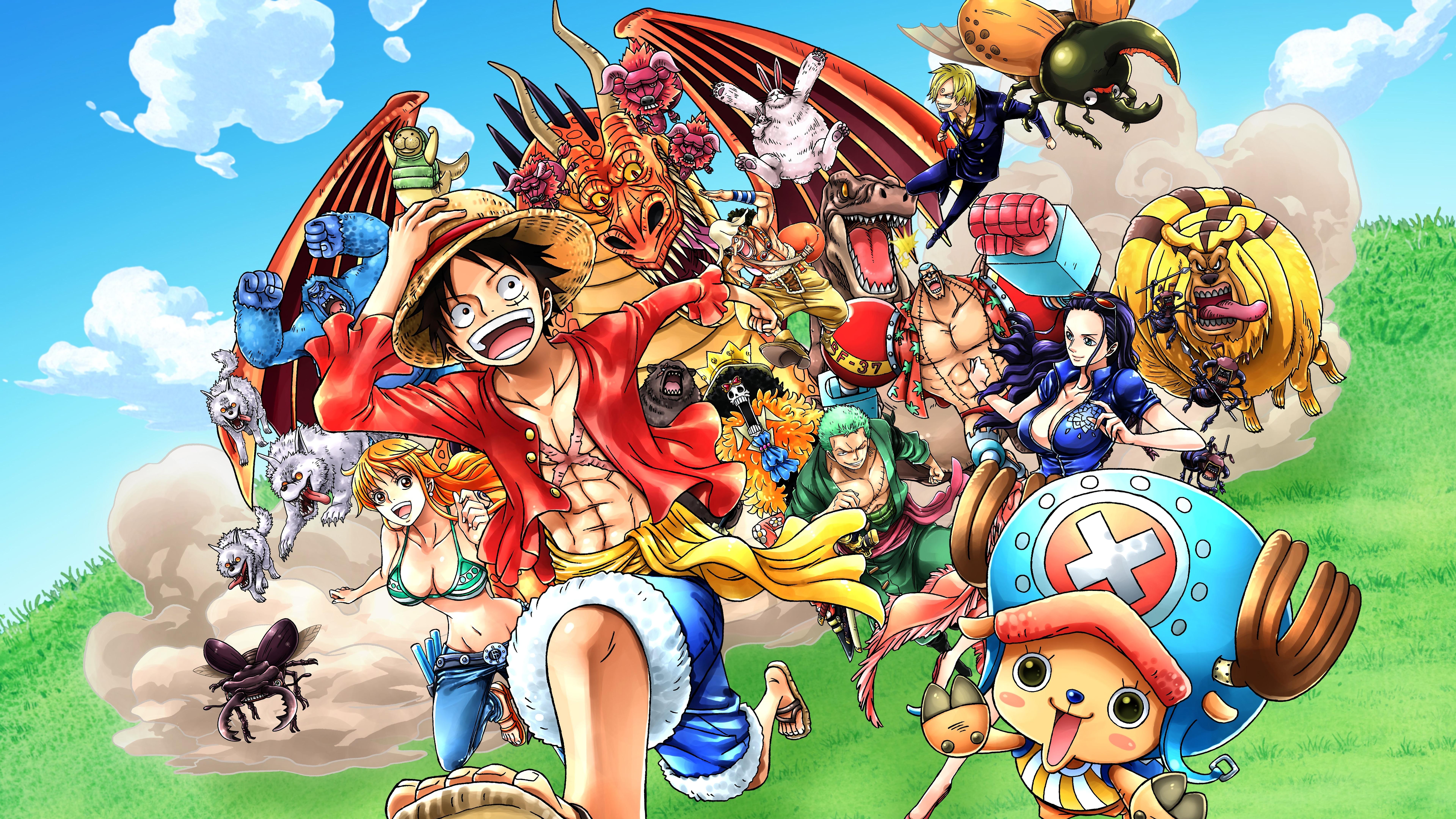 7680x4320 Straw Hat Pirates, One Piece, 8K Gallery HD Wallpaper