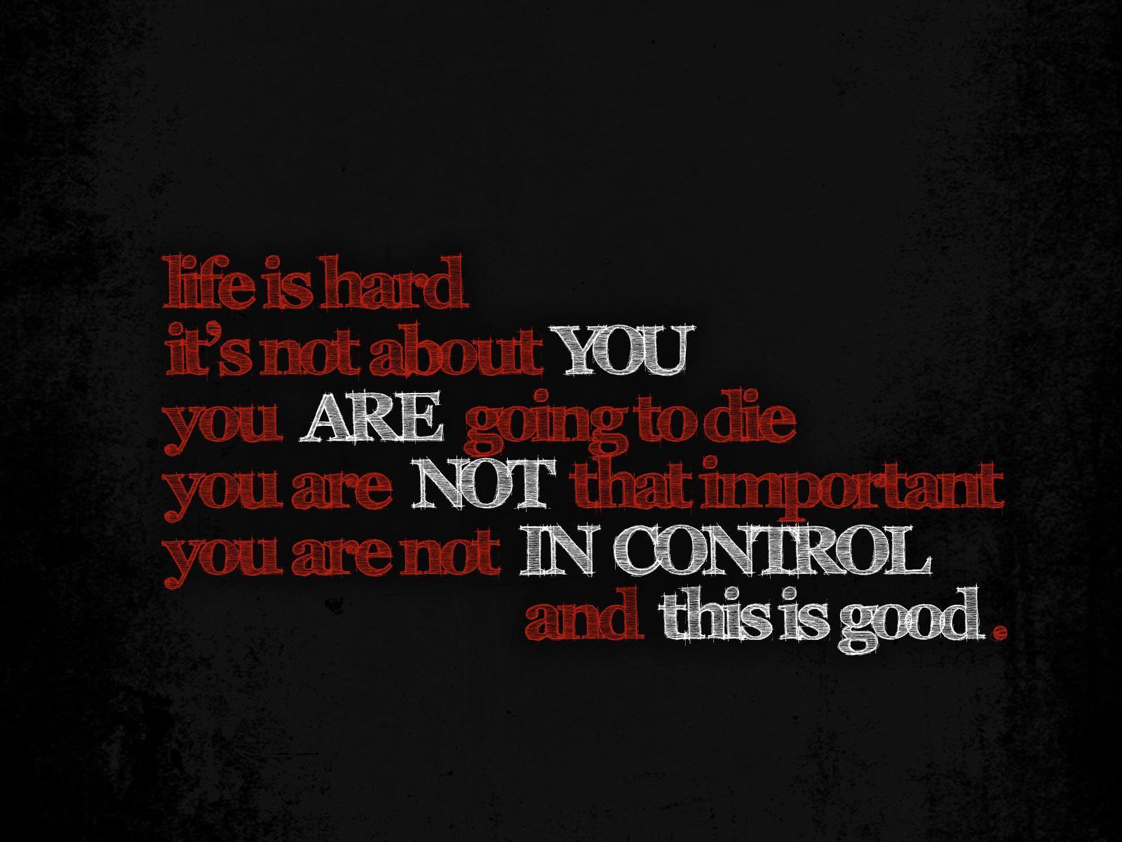 1600x1200 Life Is Hard Wallpaper