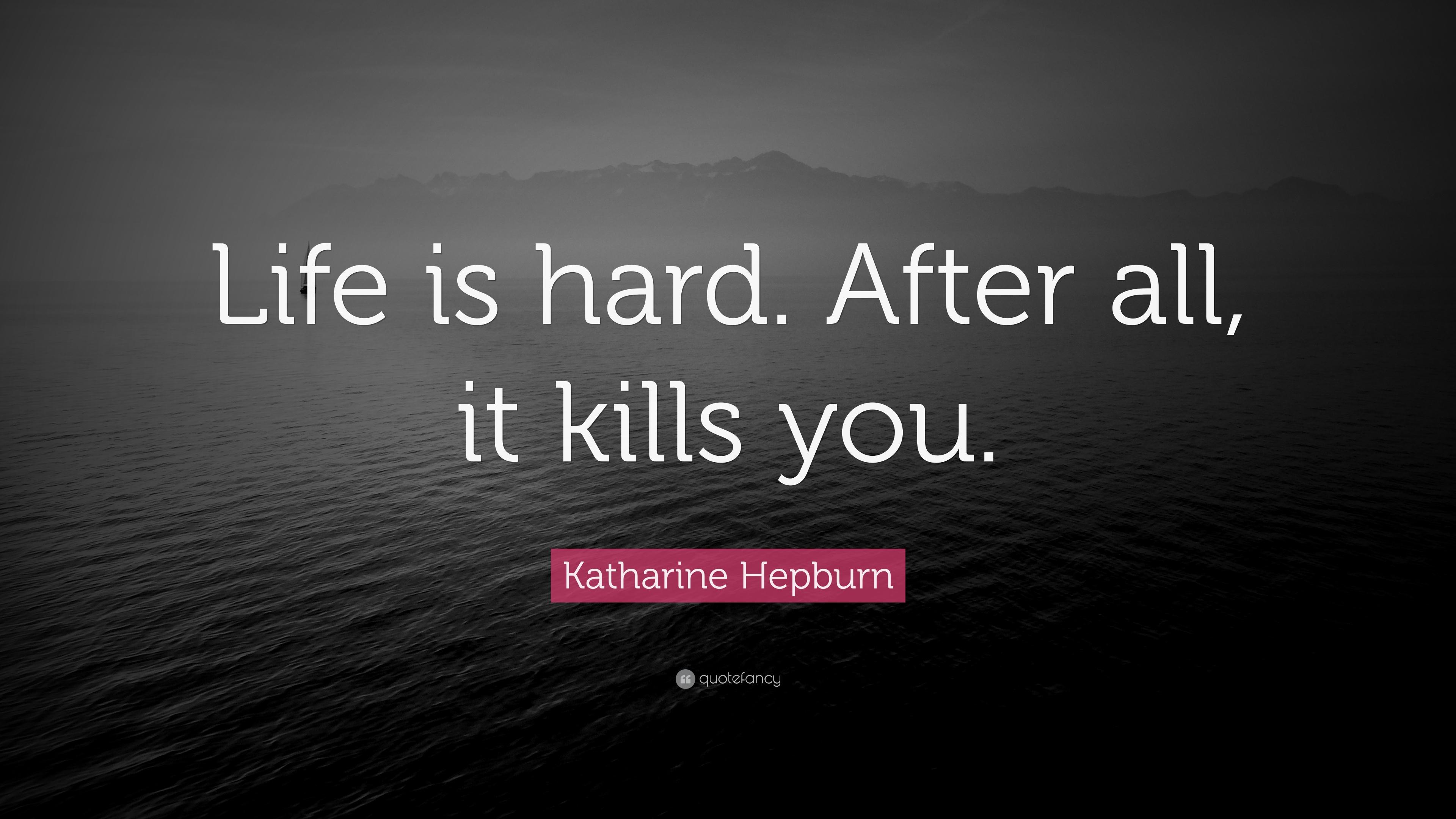 3840x2160 Life Is Hard Wallpaper