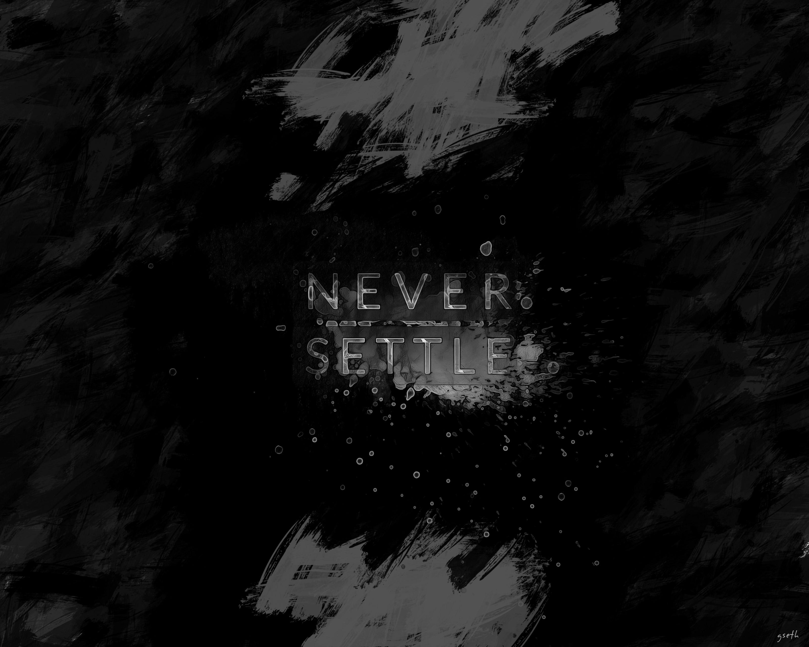 3200x2560 One Plus Never Settle 4k Laptop HD HD 4k Wallpaper, Image, Background, Photo and Picture
