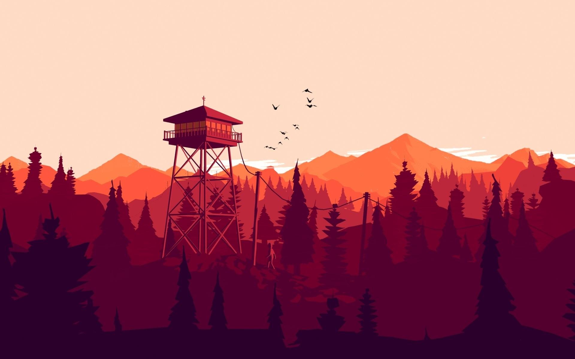 1920x1200 illustration, Firewatch, video games Gallery HD Wallpaper