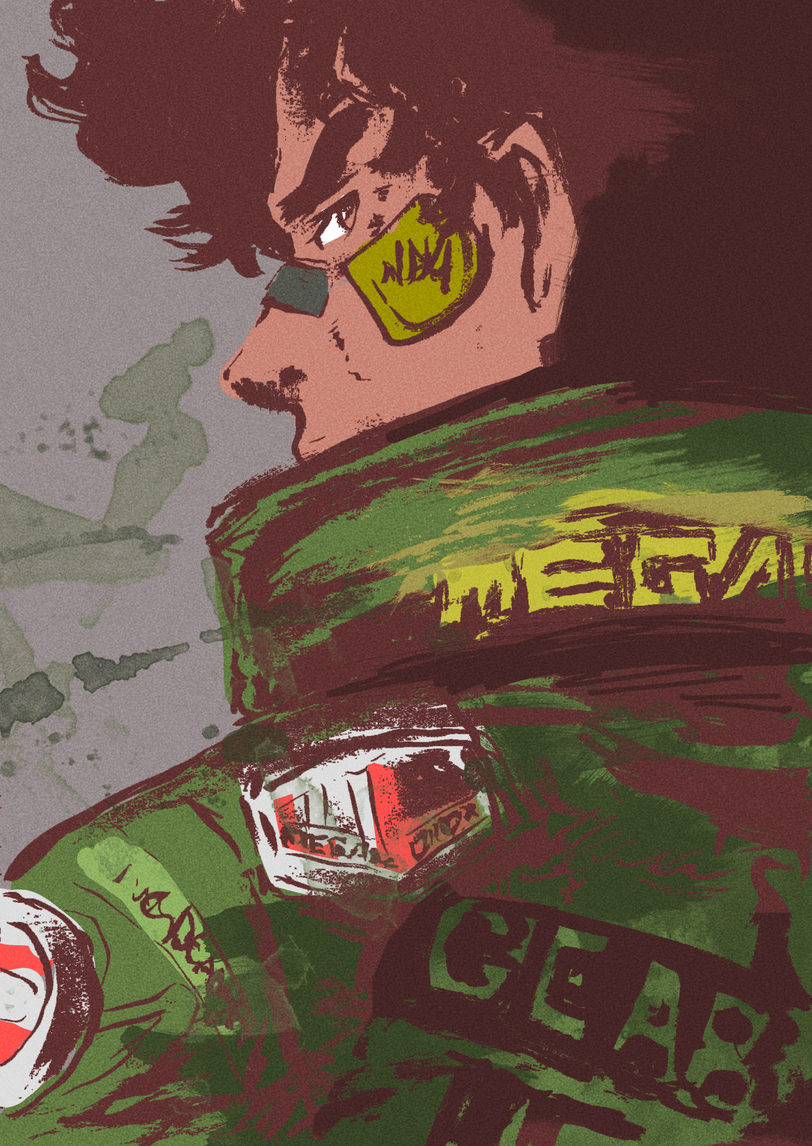 1622x2288 Sketch of Gearless Joe