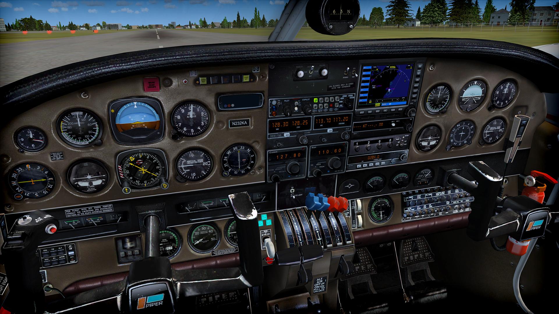 1920x1080 Microsoft Flight Simulator X: Steam Edition PA 34 200T Seneca II (2015) Promotional Art