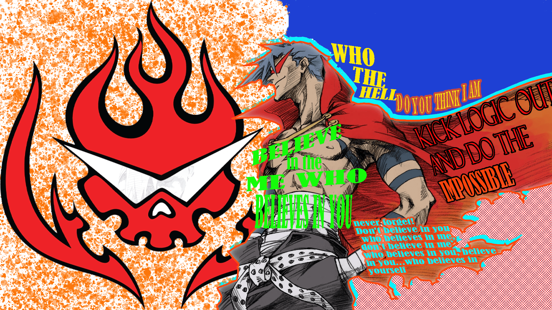 1920x1080 Kamina wallpaper i made