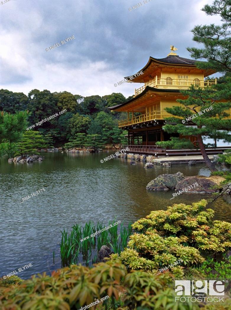 782x1050 Kinkaku Ji Temple Rokuon Ji Golden Pavilion, Kyoto, Japan, Asia, , Picture And Rights Managed Image. Pic. RHA 16 3175