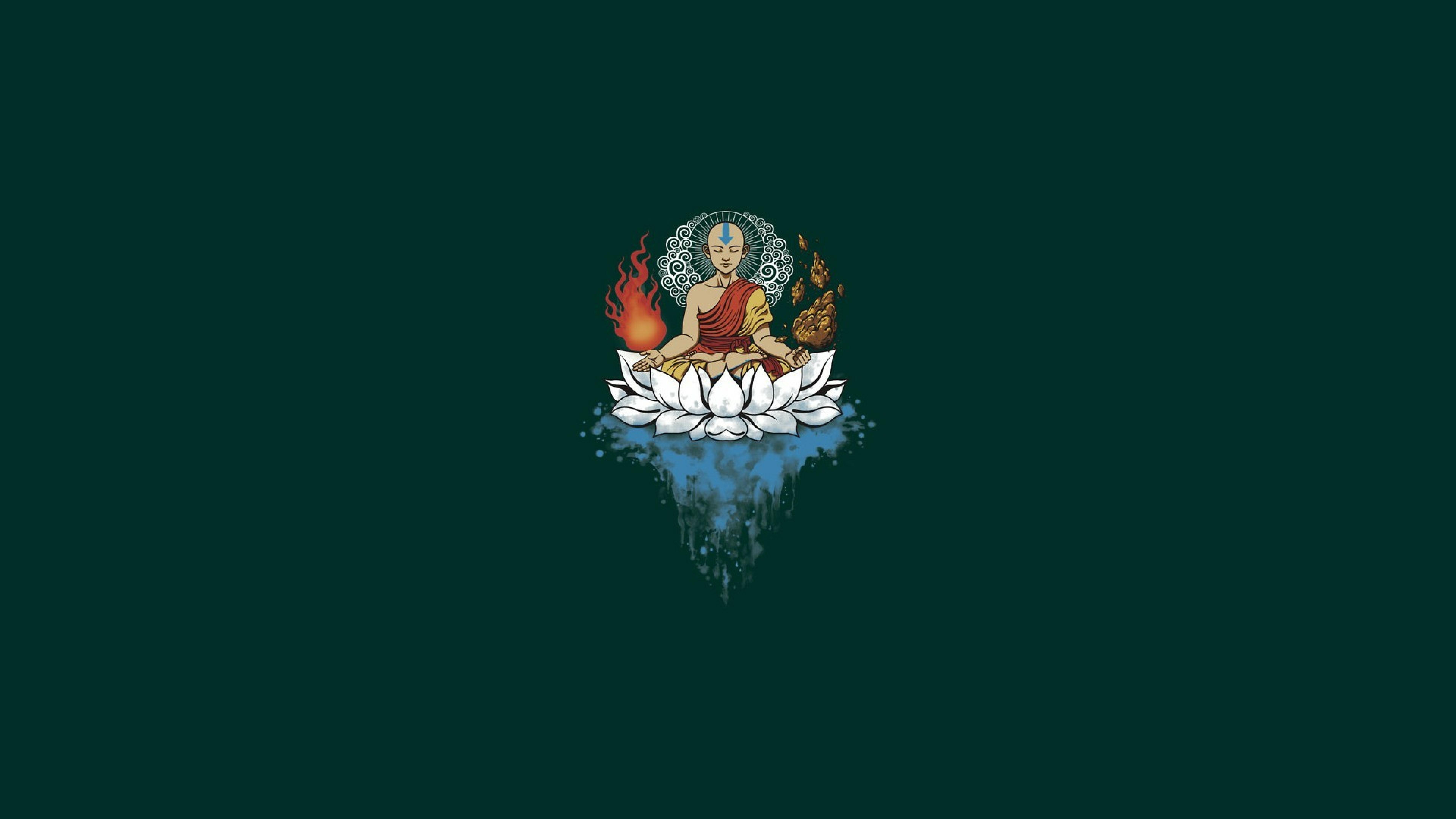 7680x4320 Aang Avatar The Last Airbender Anime Minimal 8K Wallpaper, HD Minimalist 4K Wallpaper, Image, Photo and Background