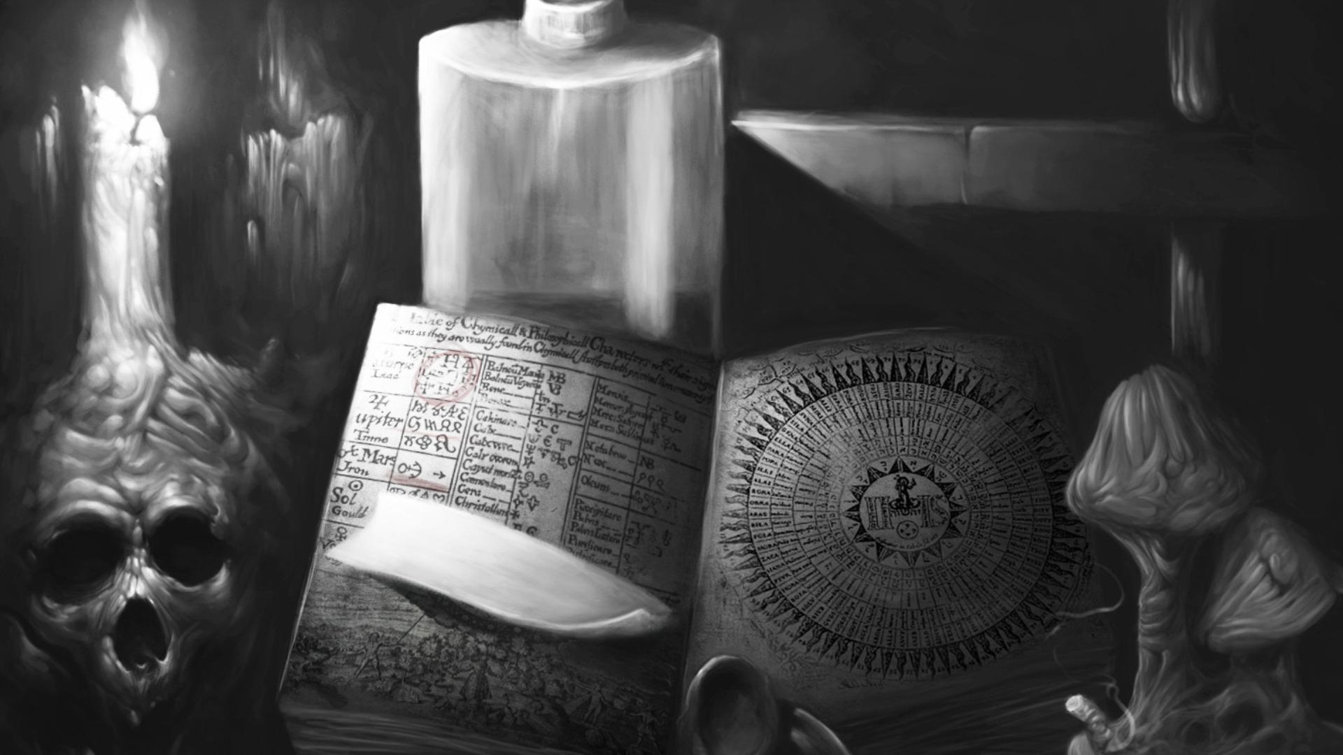 1920x1080 dark, Horror, Gothic, Evil, Skull, Satan, Witch, Art Wallpaper HD / Desktop and Mobile Background