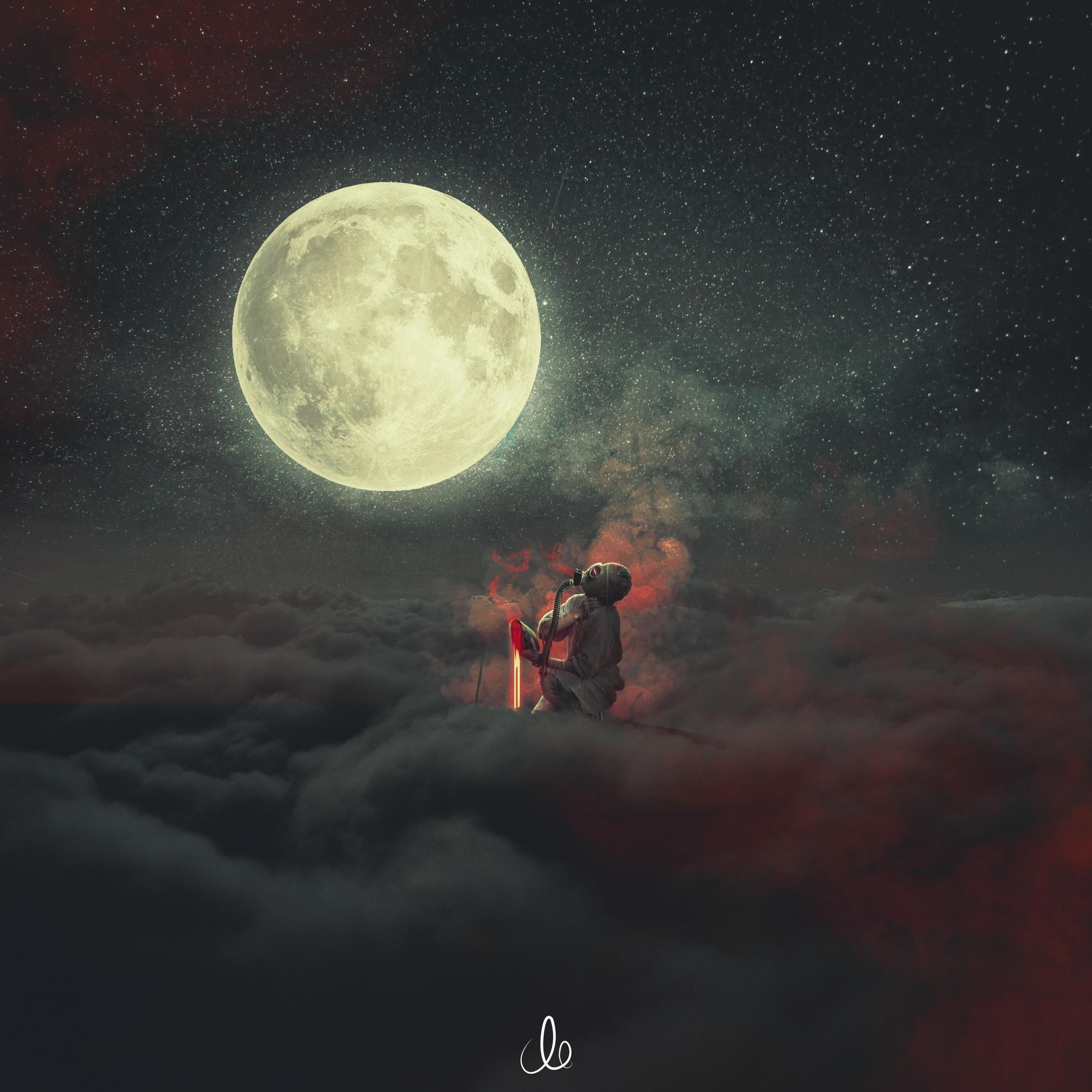 2248x2248 Download wallpaper 2248x2248 demon, dream, clouds, moon, fantasy, ipad air, ipad air ipad ipad ipad mini ipad mini 2248x2248 HD background, 4740