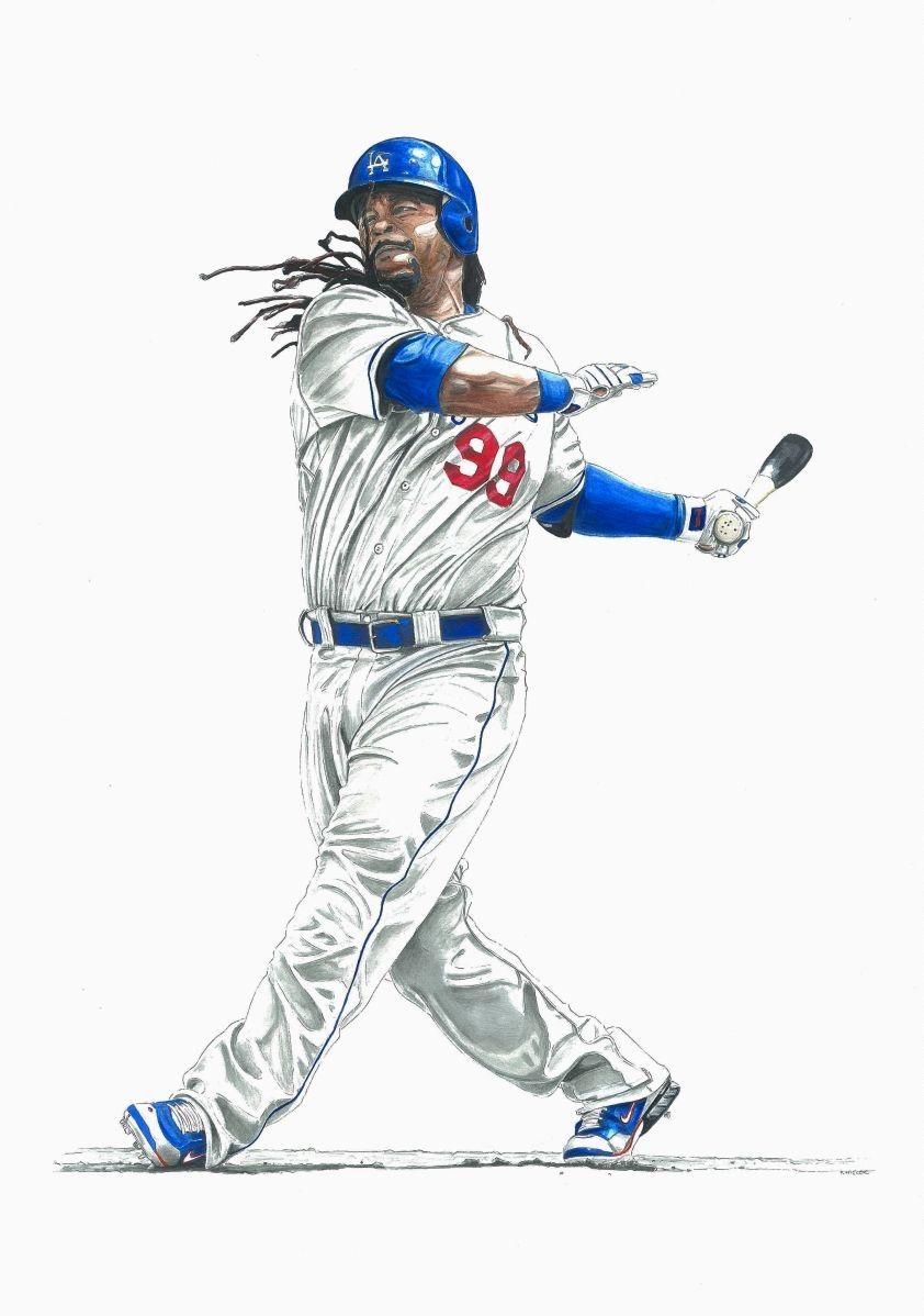 842x1198 Manny Ramirez. Dodgers, Dodgers baseball, Baseball art