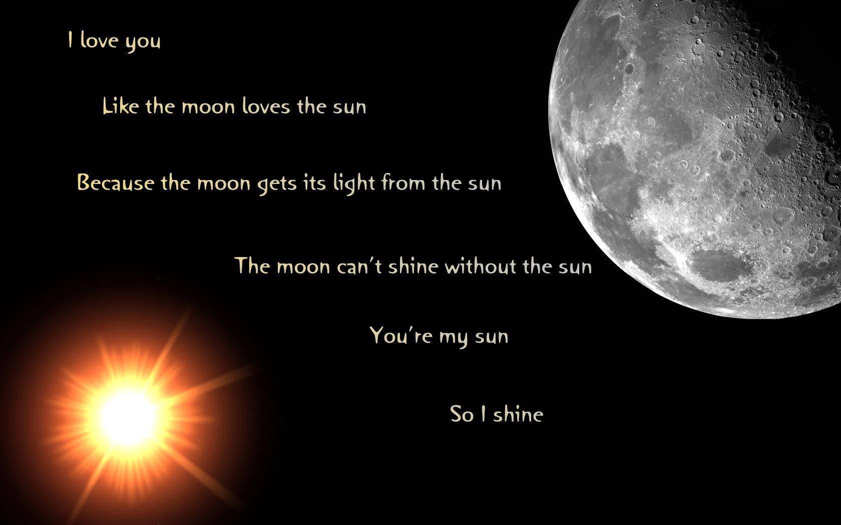 1680x1050 Download Sun And Moon Quote Wallpaper