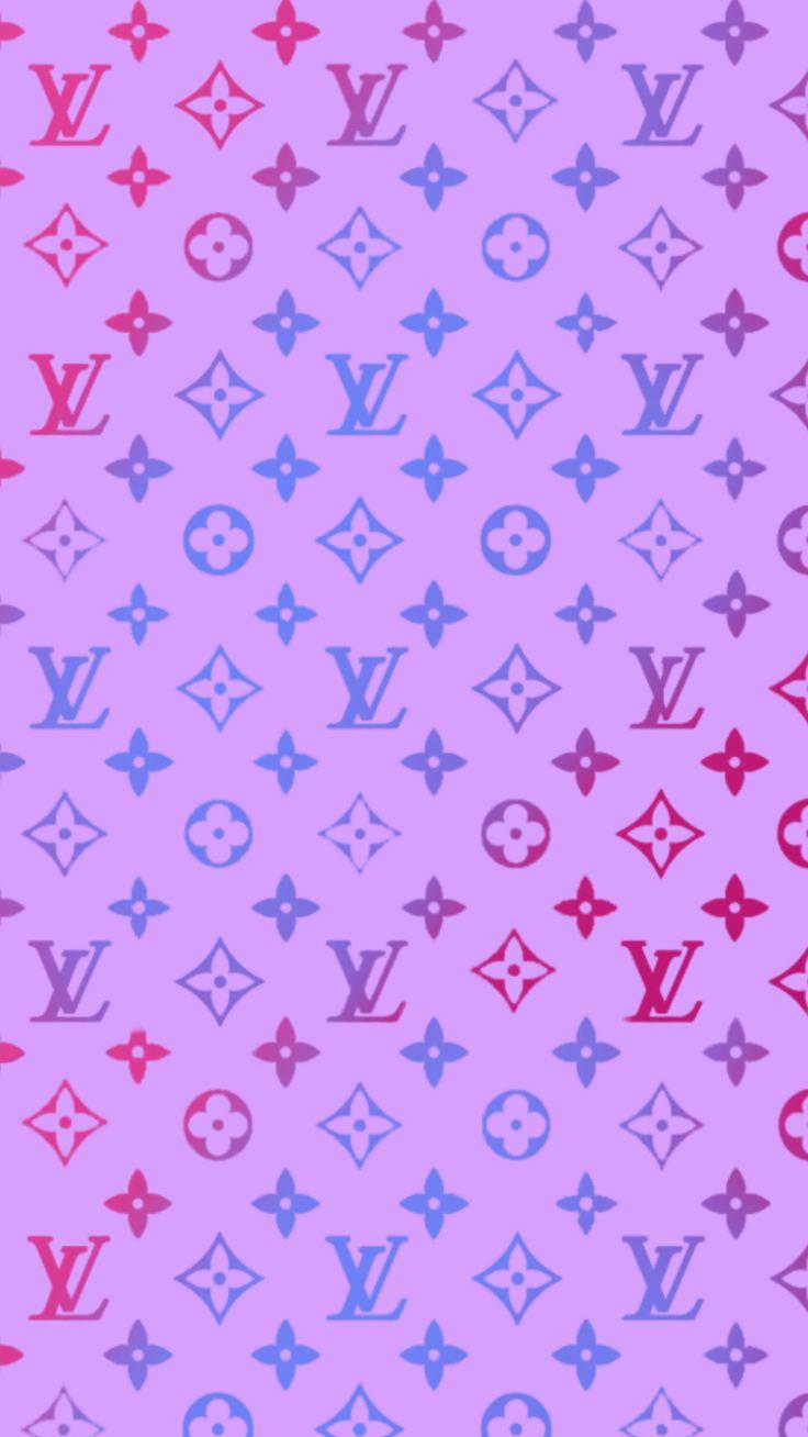 736x1308 Purple aesthetic Louis Vuitton wallpaper