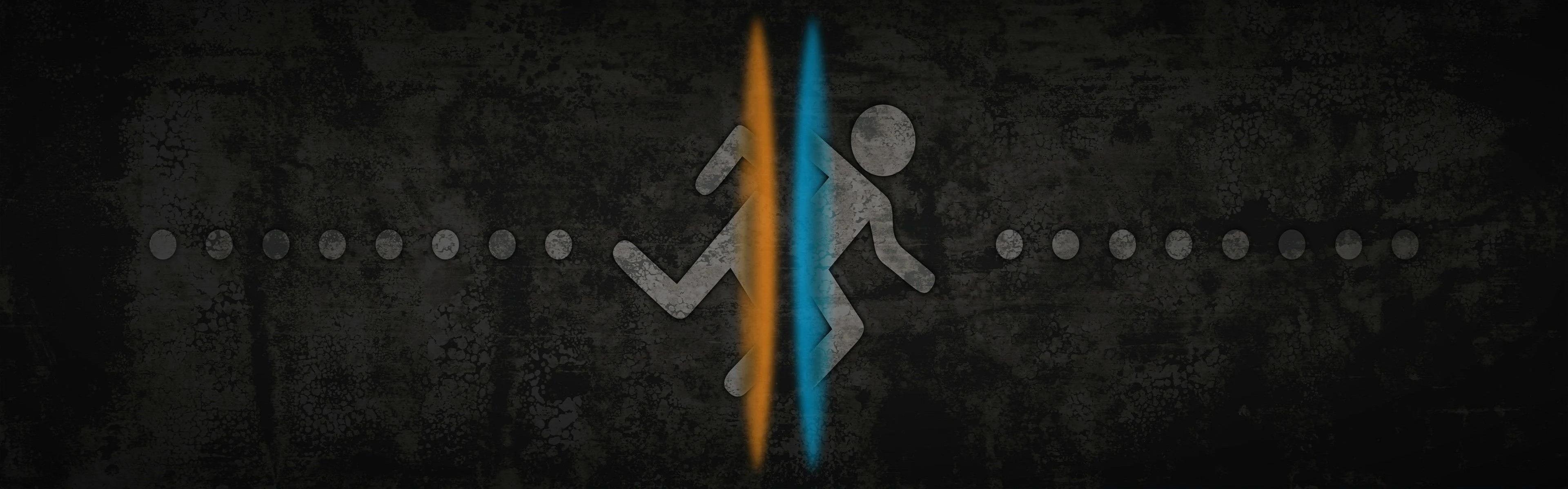 3840x1200 Portal Wallpaper and Background 4K, HD, Dual Screen