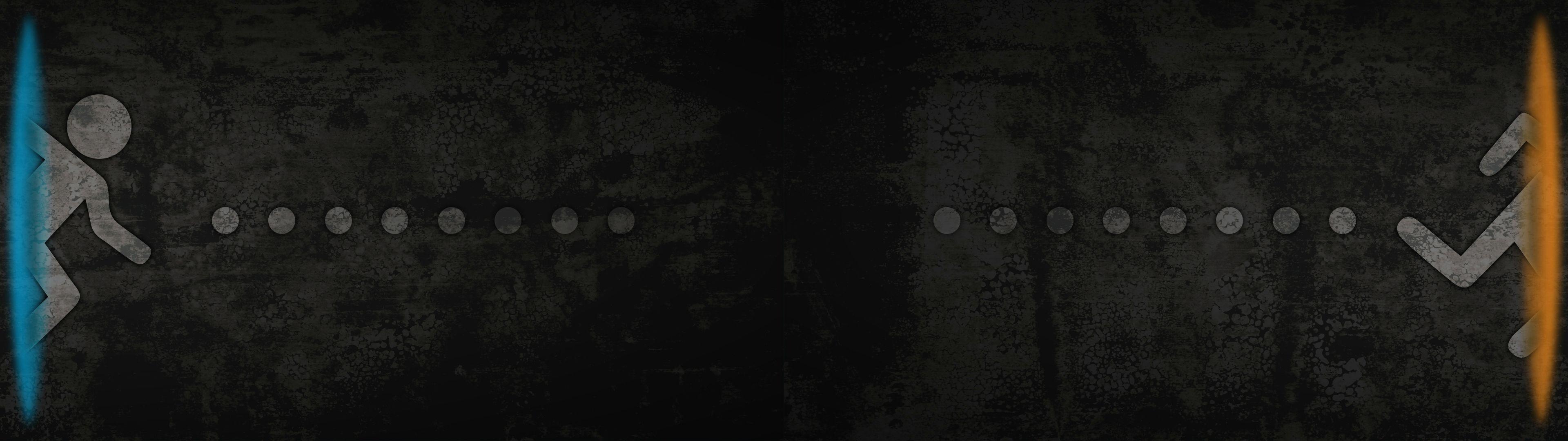 3840x1080 Portal Wallpaper and Background 4K, HD, Dual Screen