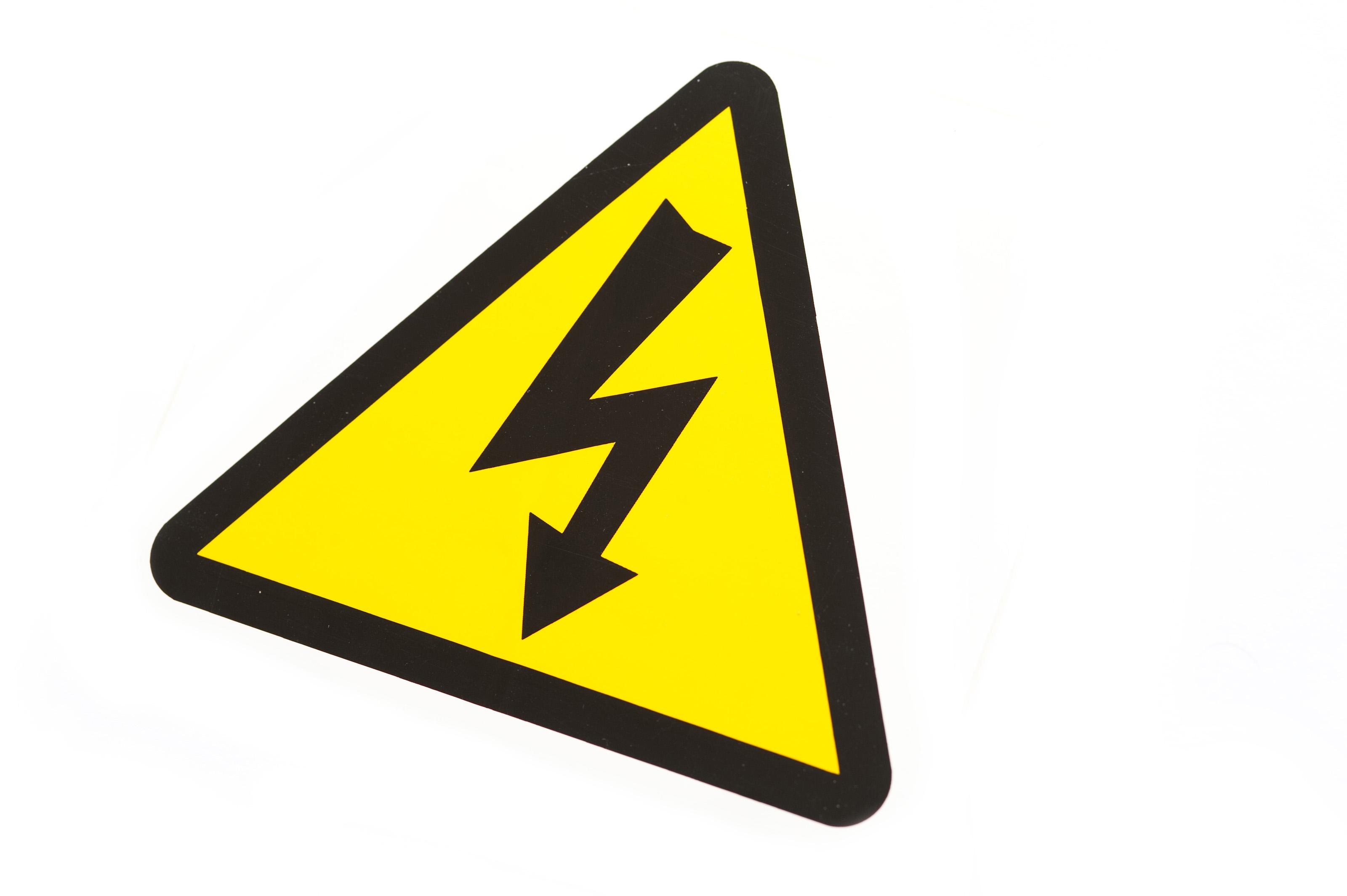 3200x2129 Free image of electric danger sign