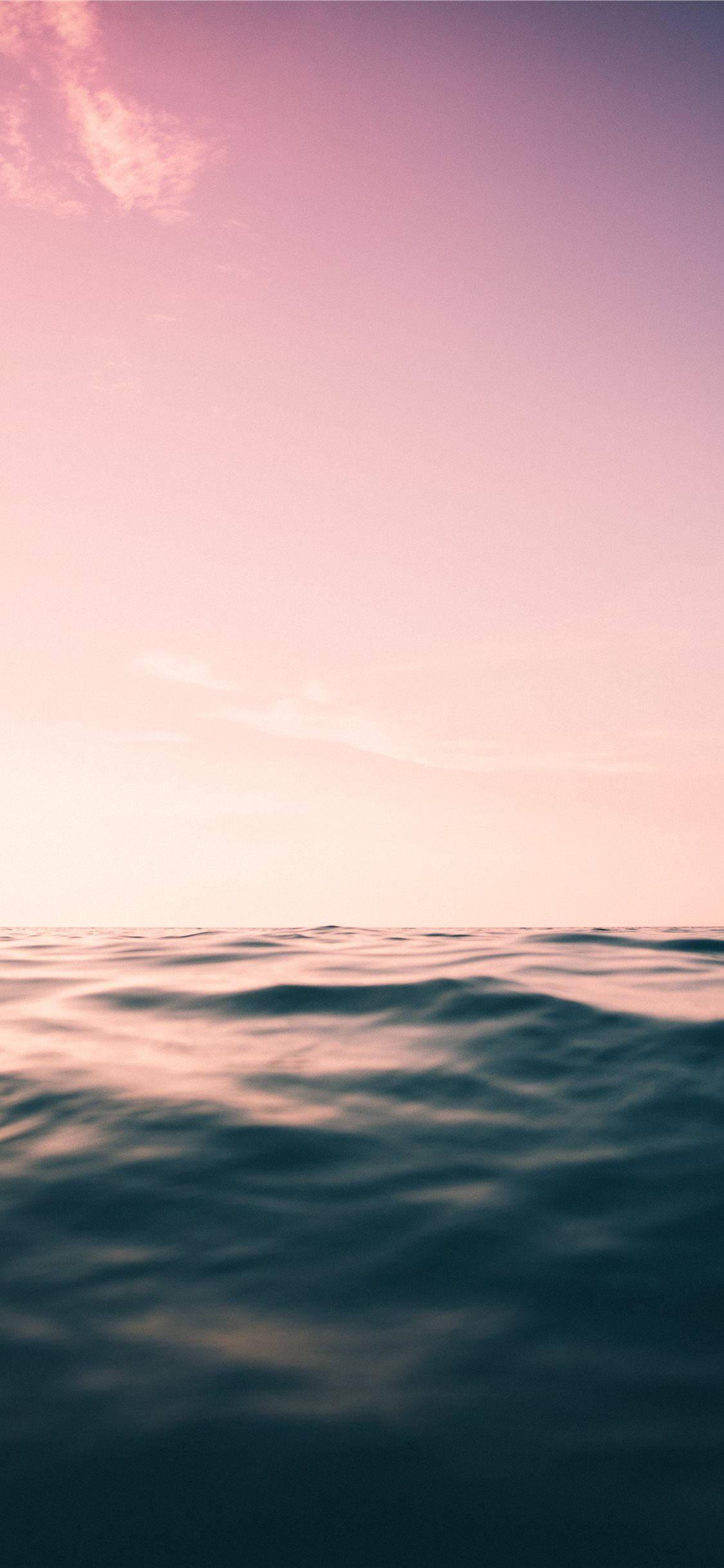 1125x2436 Download Calm Ocean Aesthetic iPhone 11 Wallpaper