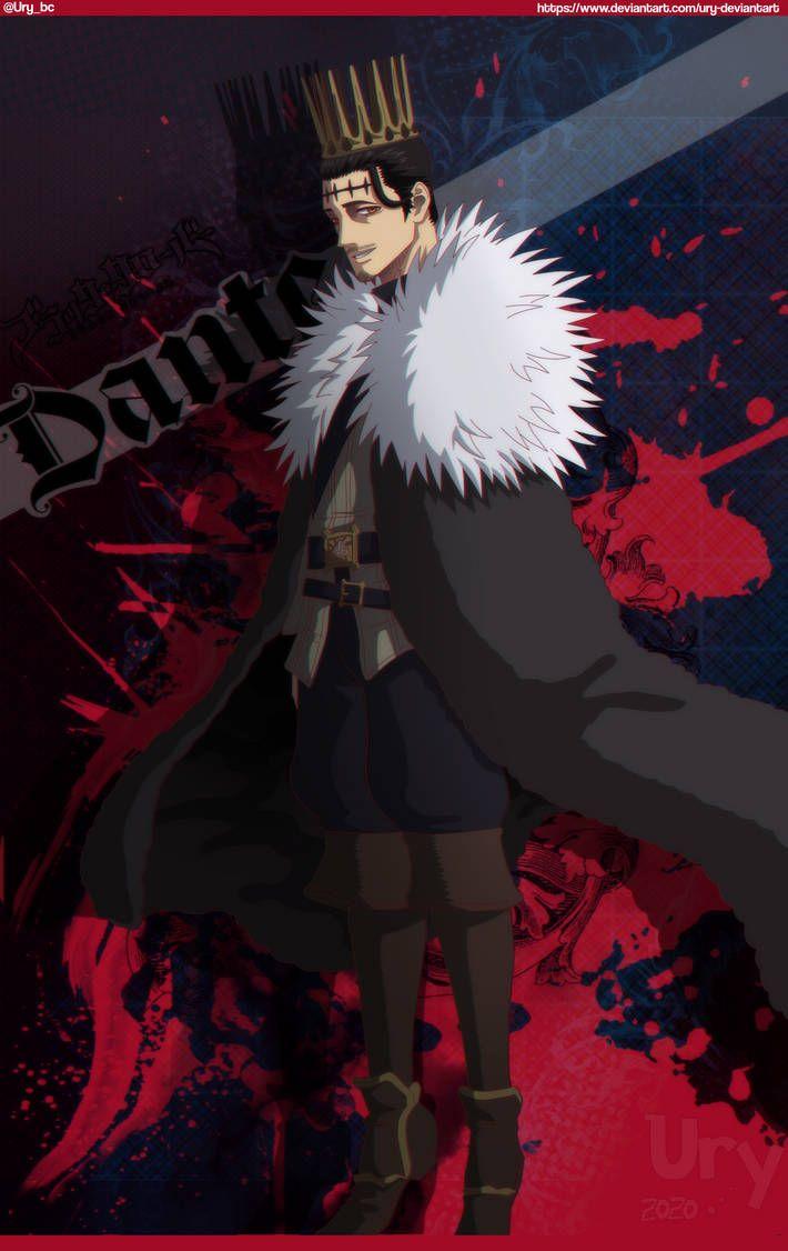 710x1126 Black Clover Dante by Ury- Black clover manga, Black clover anime, Clover