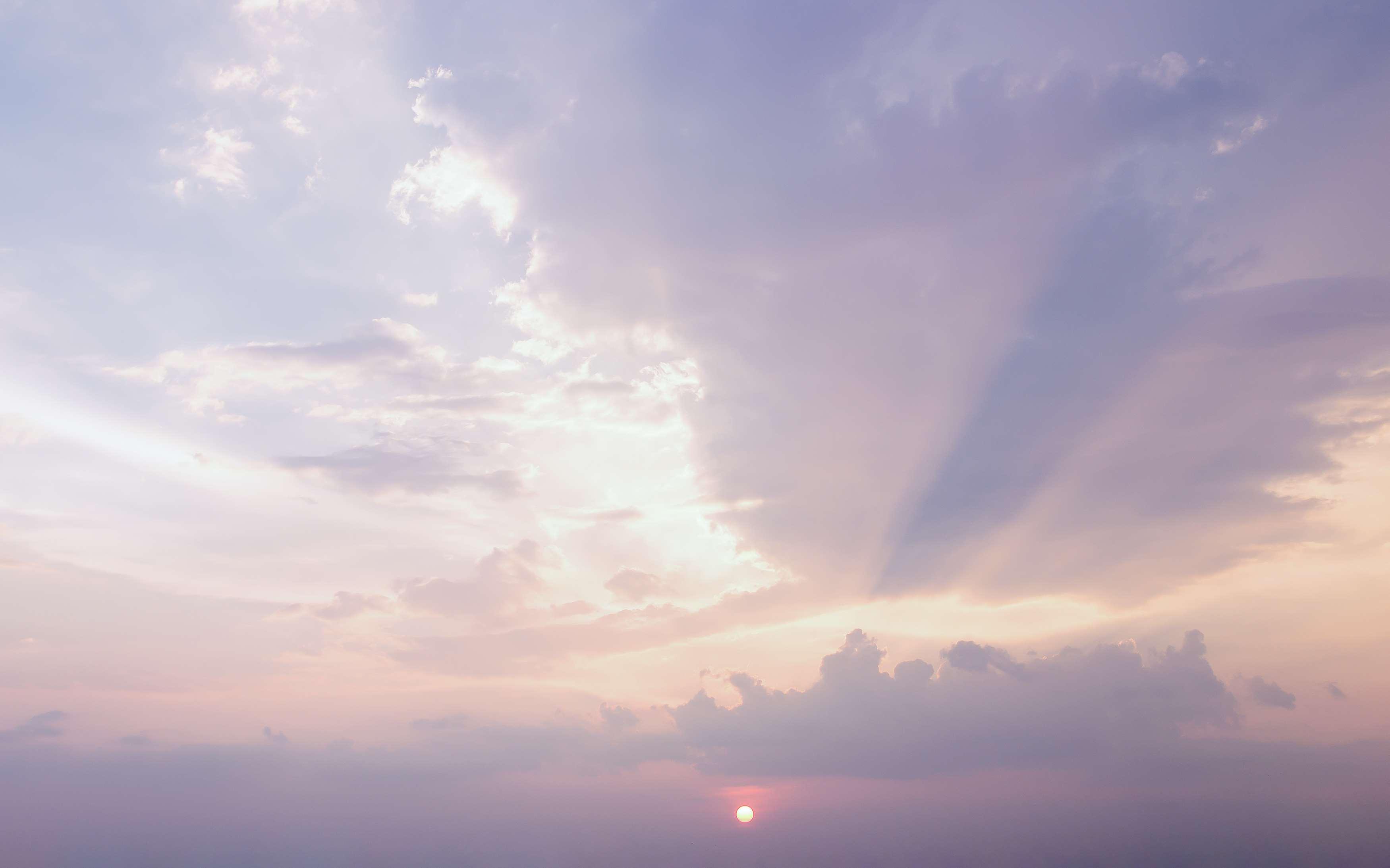 3500x2187 beautiful, cloud, desktop wallpaper, evening sky, light, nature photography, sky, soft, sunset, twilight Gallery HD Wallpaper