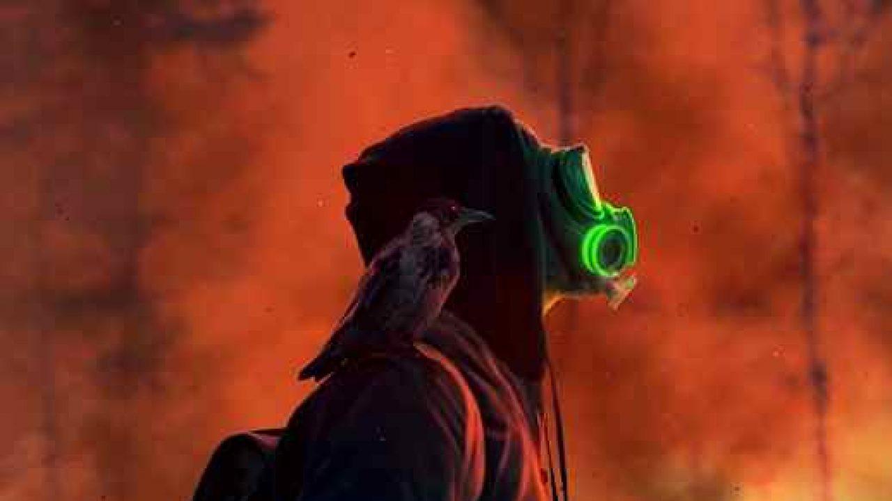 1280x720 Wildfire Game Gas Mask Desktop Wallpaper