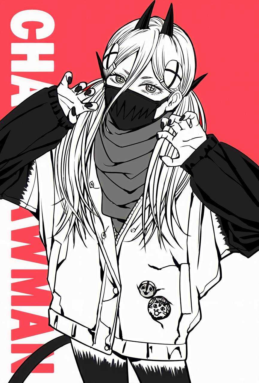 865x1280 Chainsaw Man Manga Wallpaper