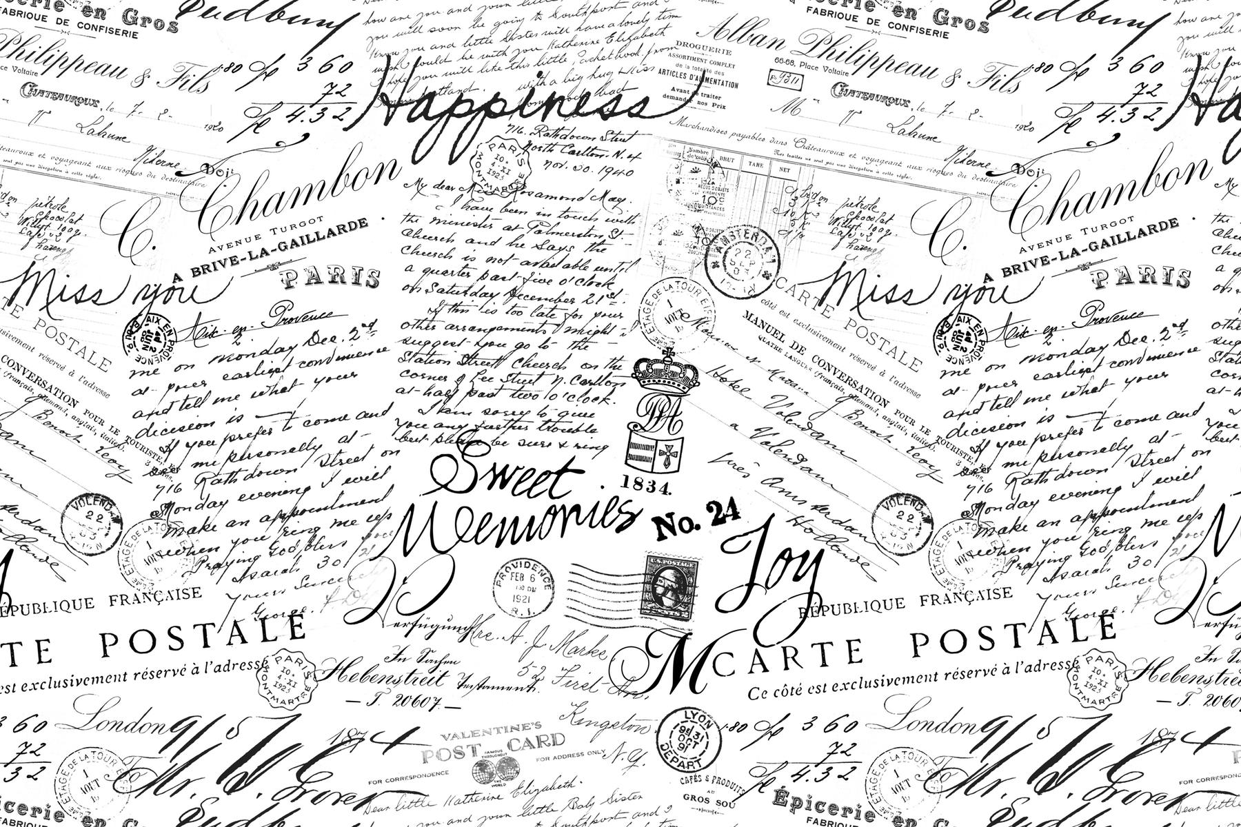 1800x1200 Black White Vintage Lettering wallpaper