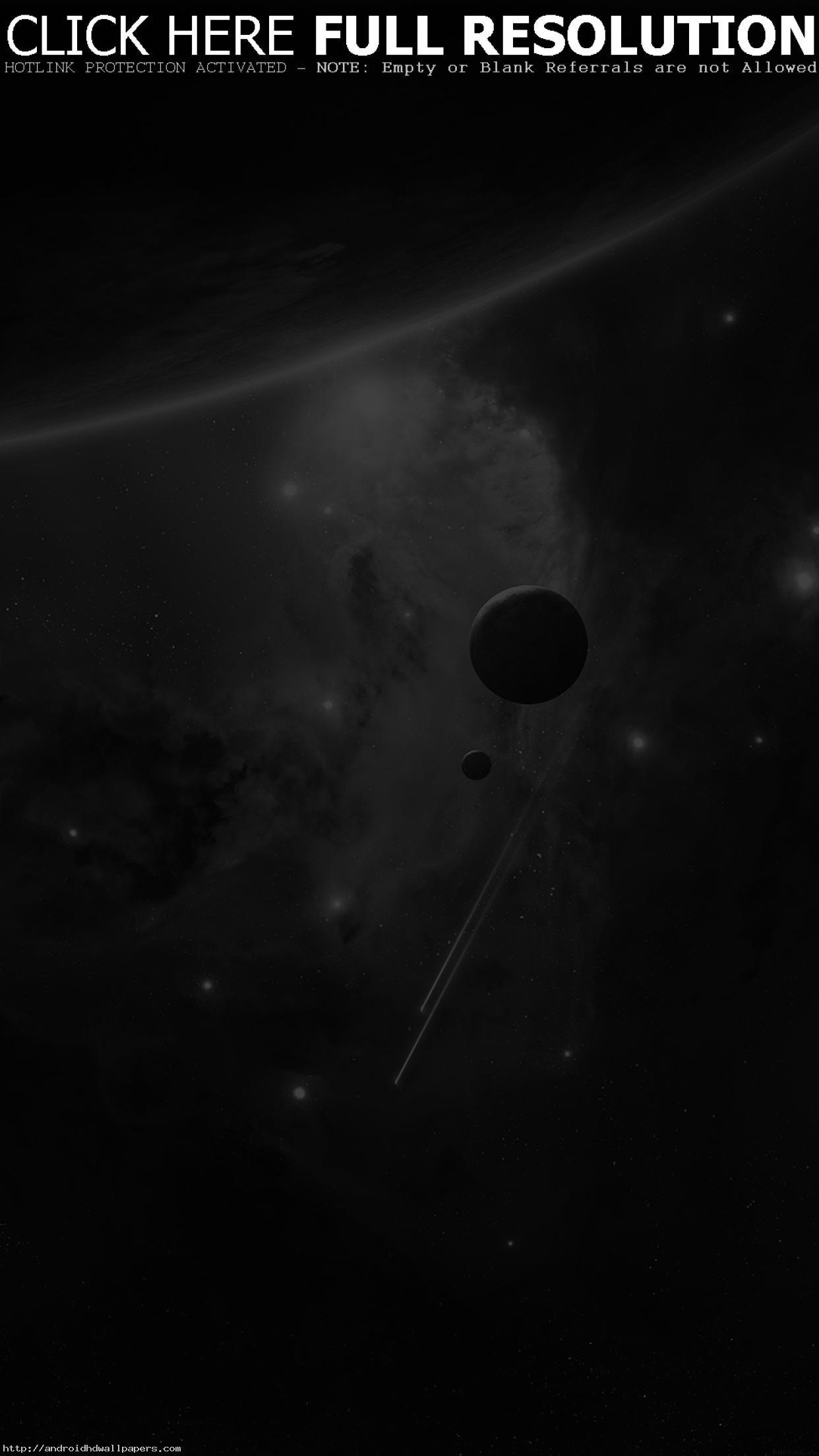1242x2208 Planets Space Abstract Dark Art Android wallpaper