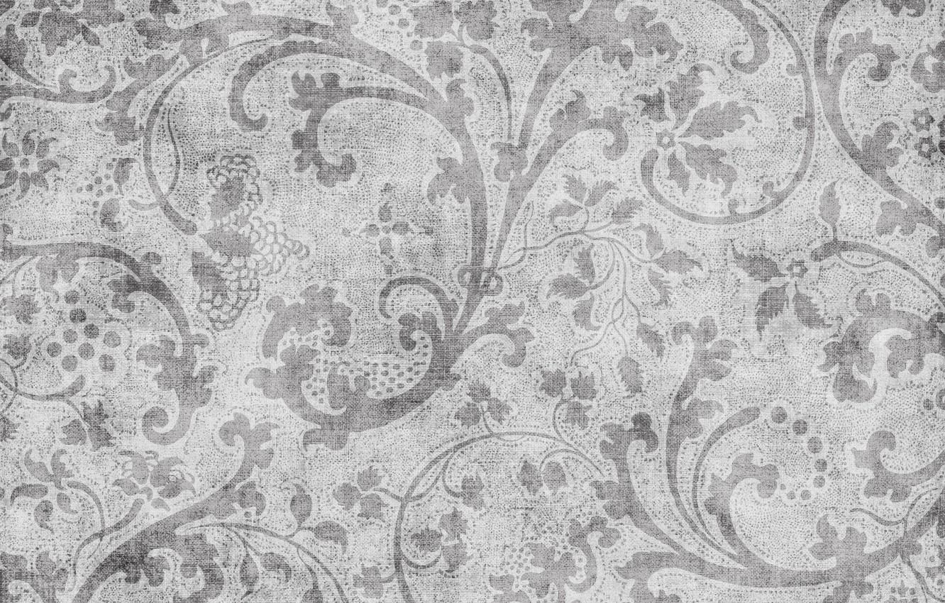 1332x850 Wallpaper pattern, texture, black and white, vintage image for desktop, section текстуры